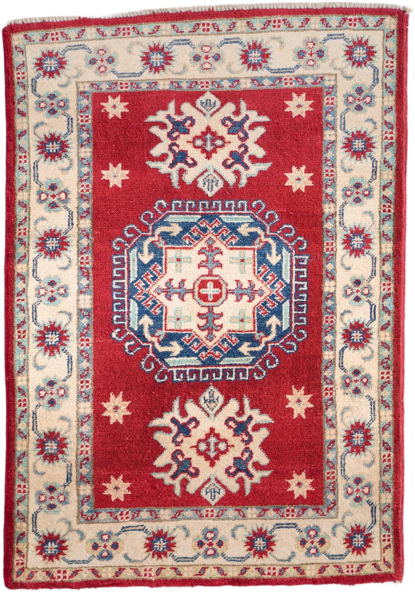 2' 9 x 3' 11 Hand Knotted Kazak Rug