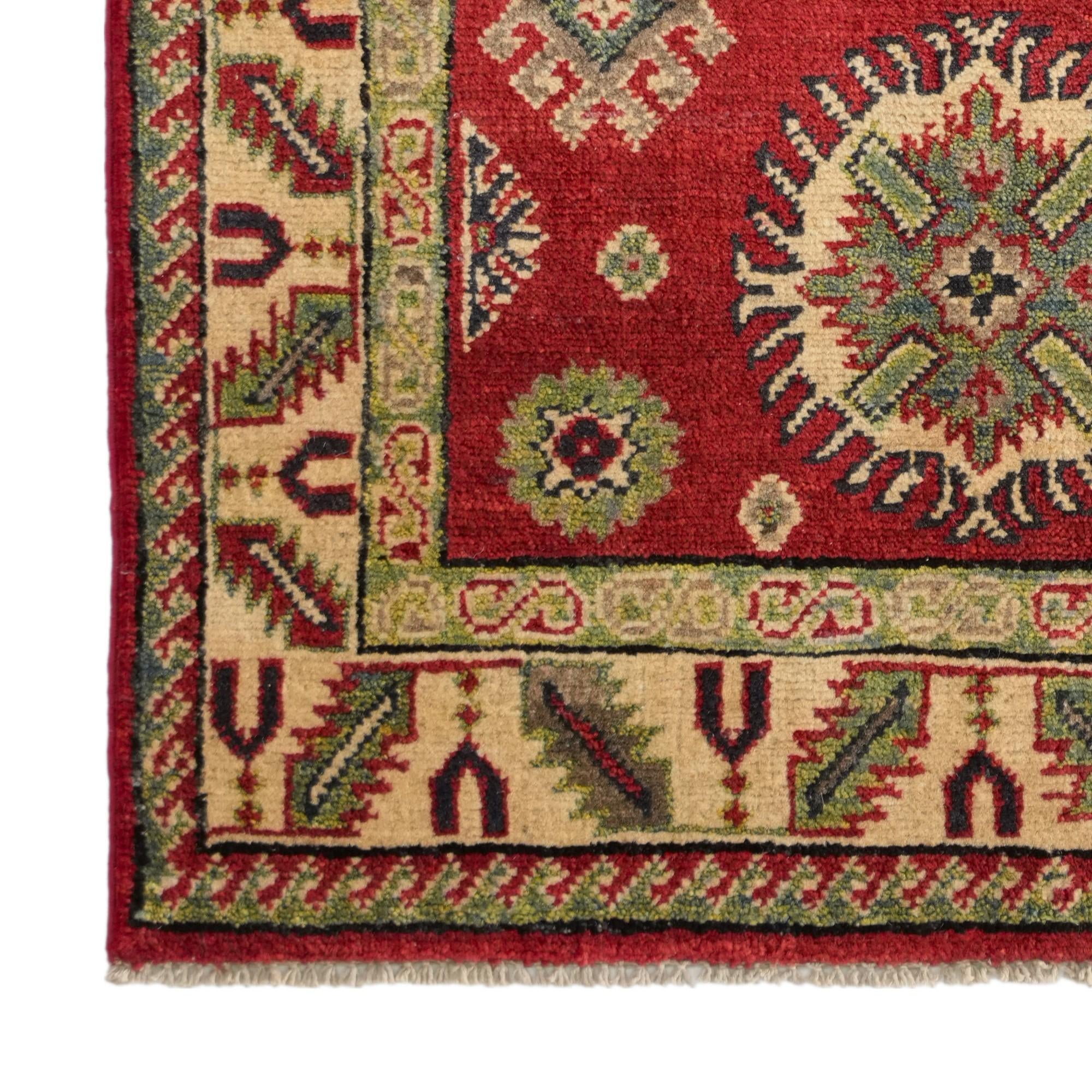 80cm x 130cm Handgeknüpft Kazak Teppich