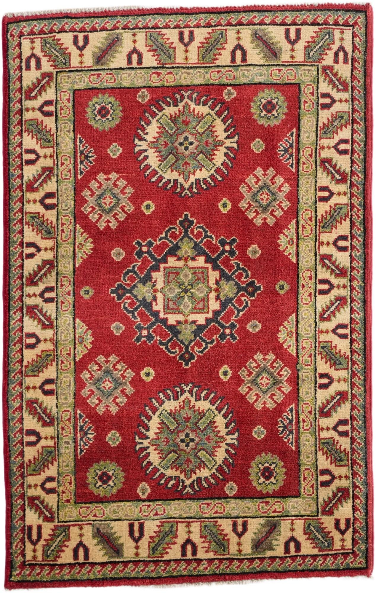 2' 8 x 4' 2 Hand Knotted Kazak Rug
