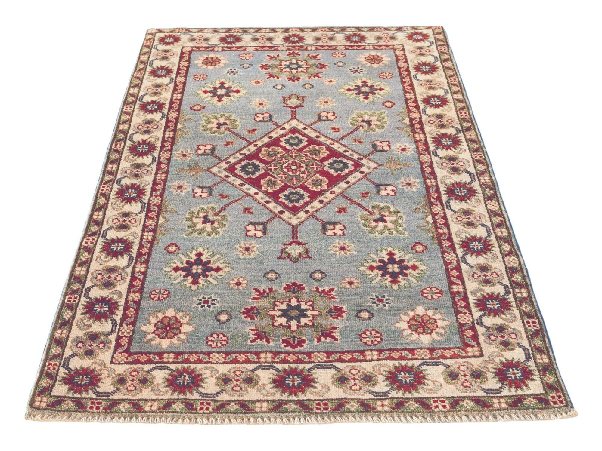 2' 7 x 4' 1 Hand Knotted Kazak Rug
