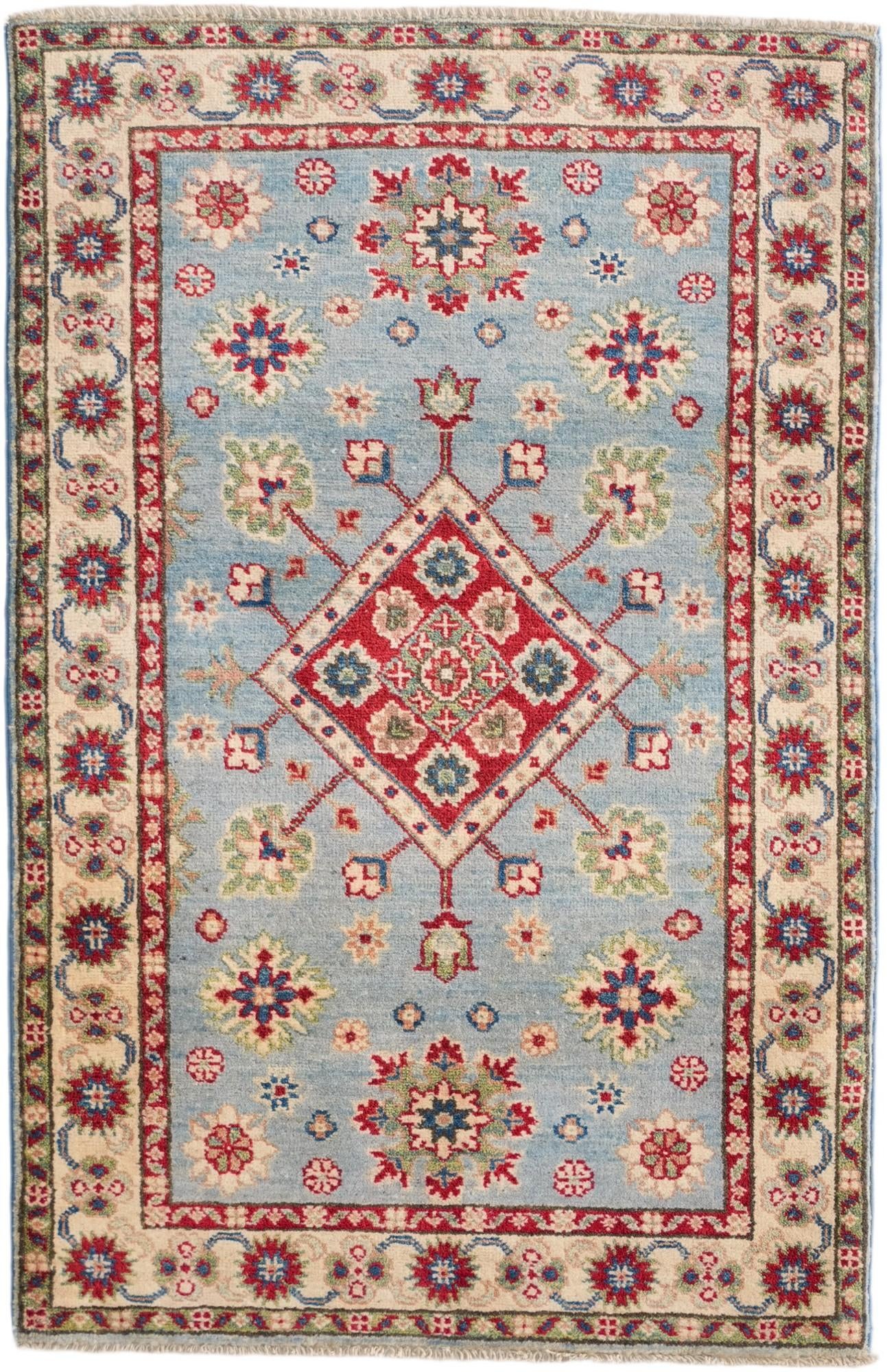 2' 7 x 4' 1 Hand Knotted Kazak Rug