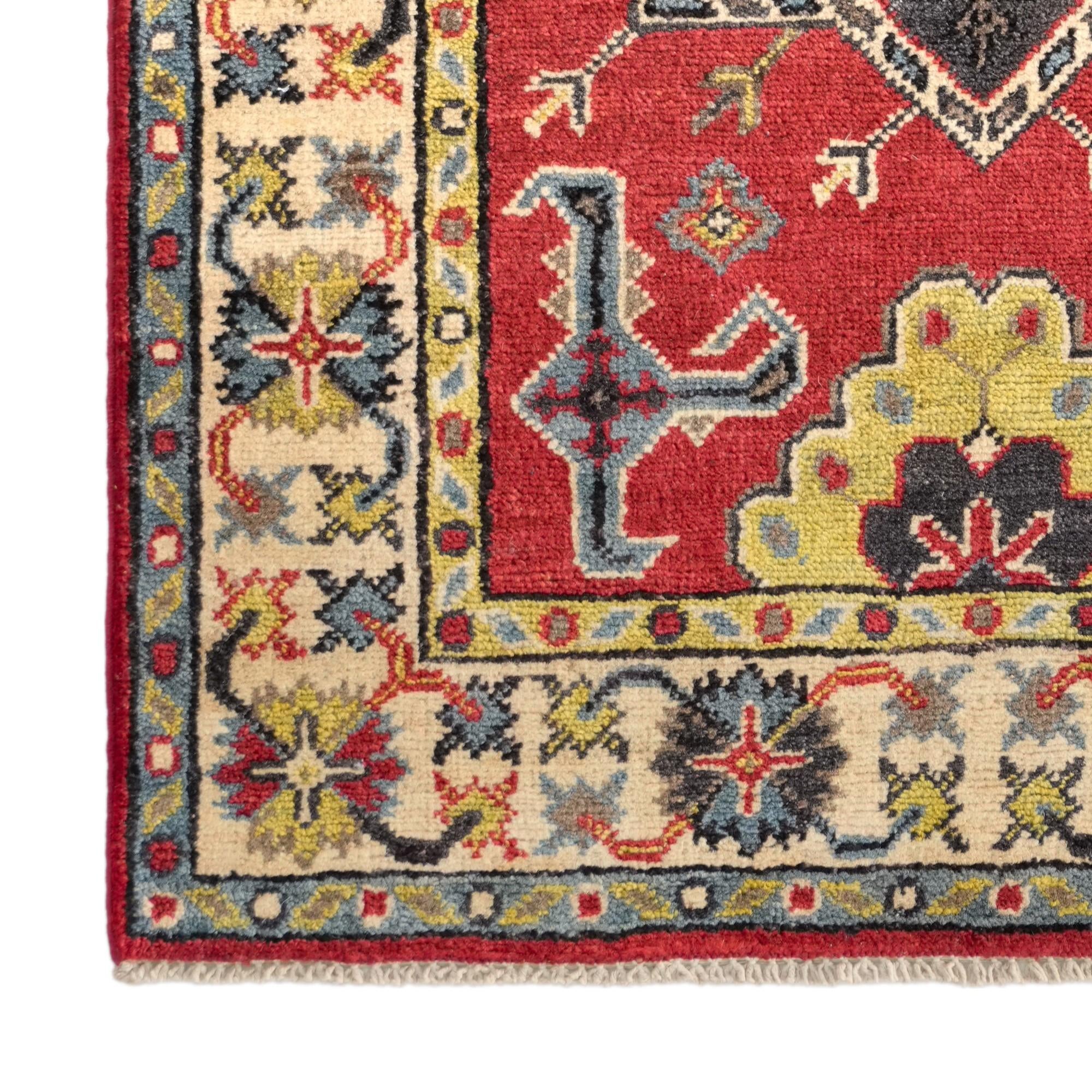 85cm x 120cm Hand Knotted Kazak Rug