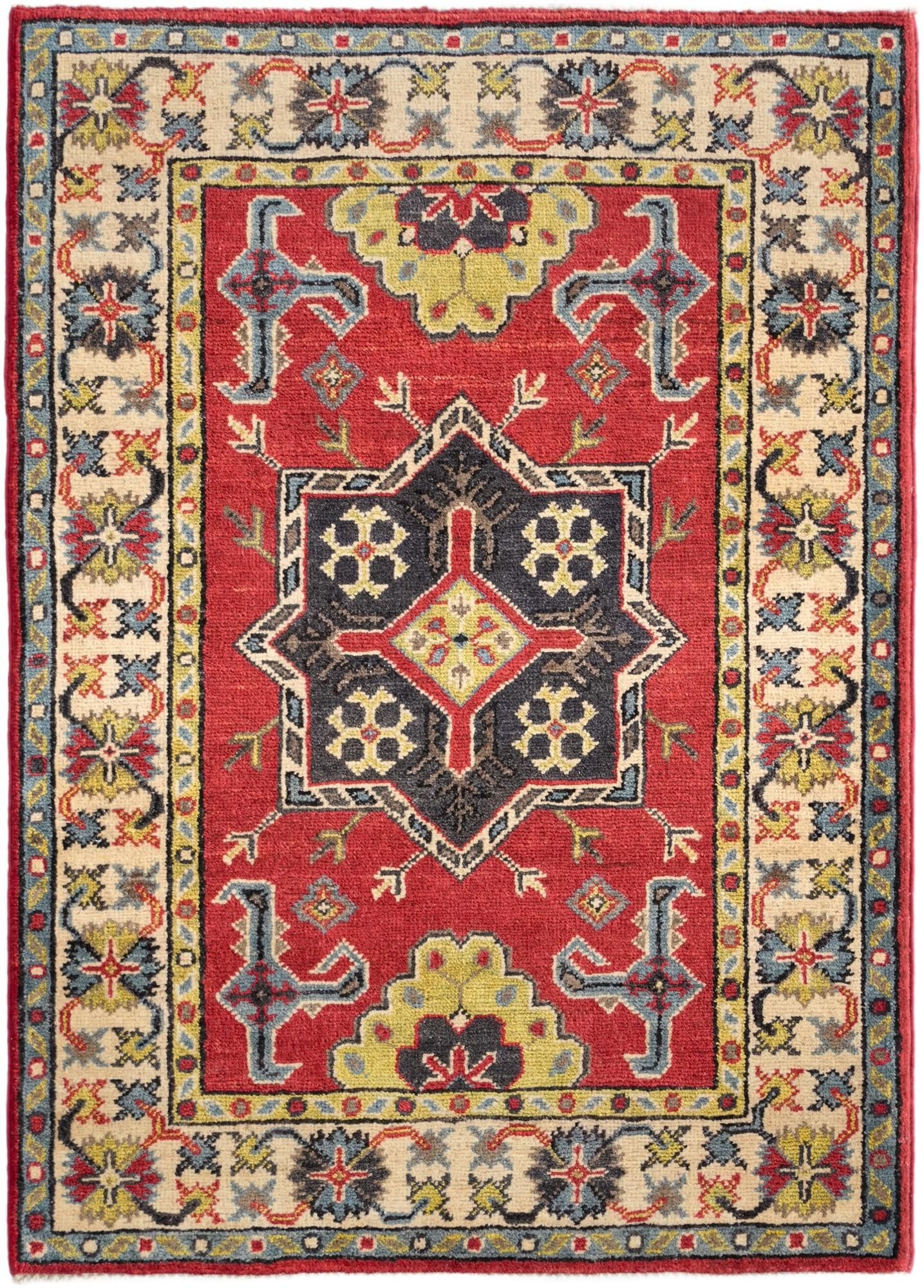 2' 10 x 3' 11 Hand Knotted Kazak Rug