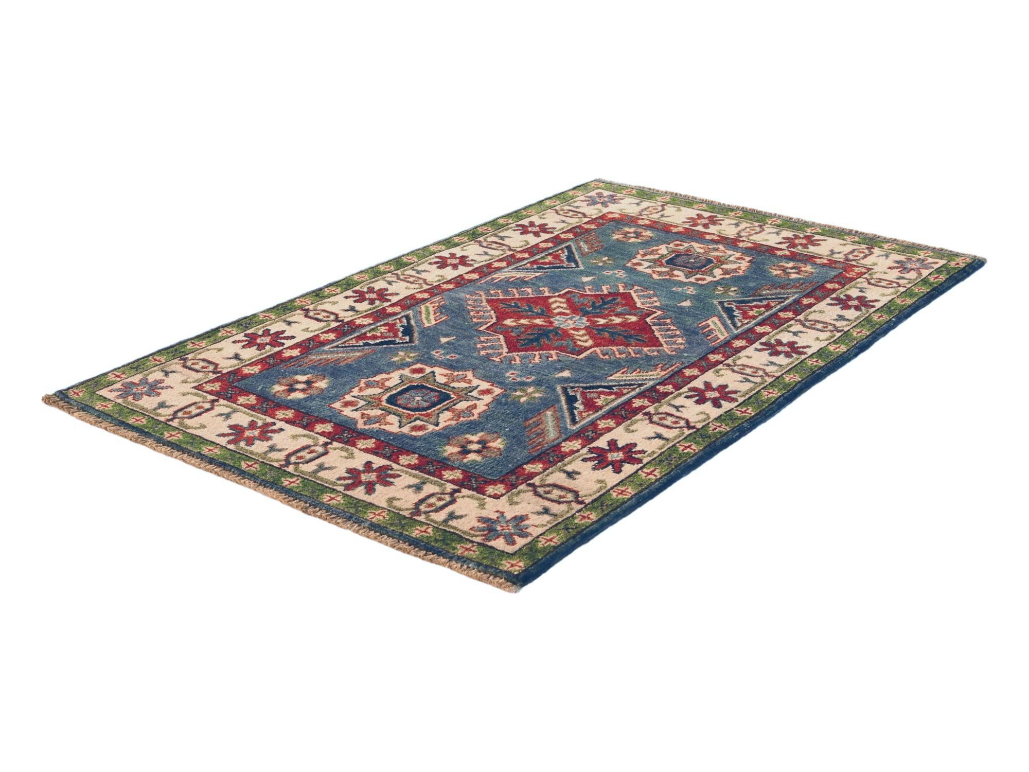 2' 7 x 4' Hand Knotted Kazak Rug