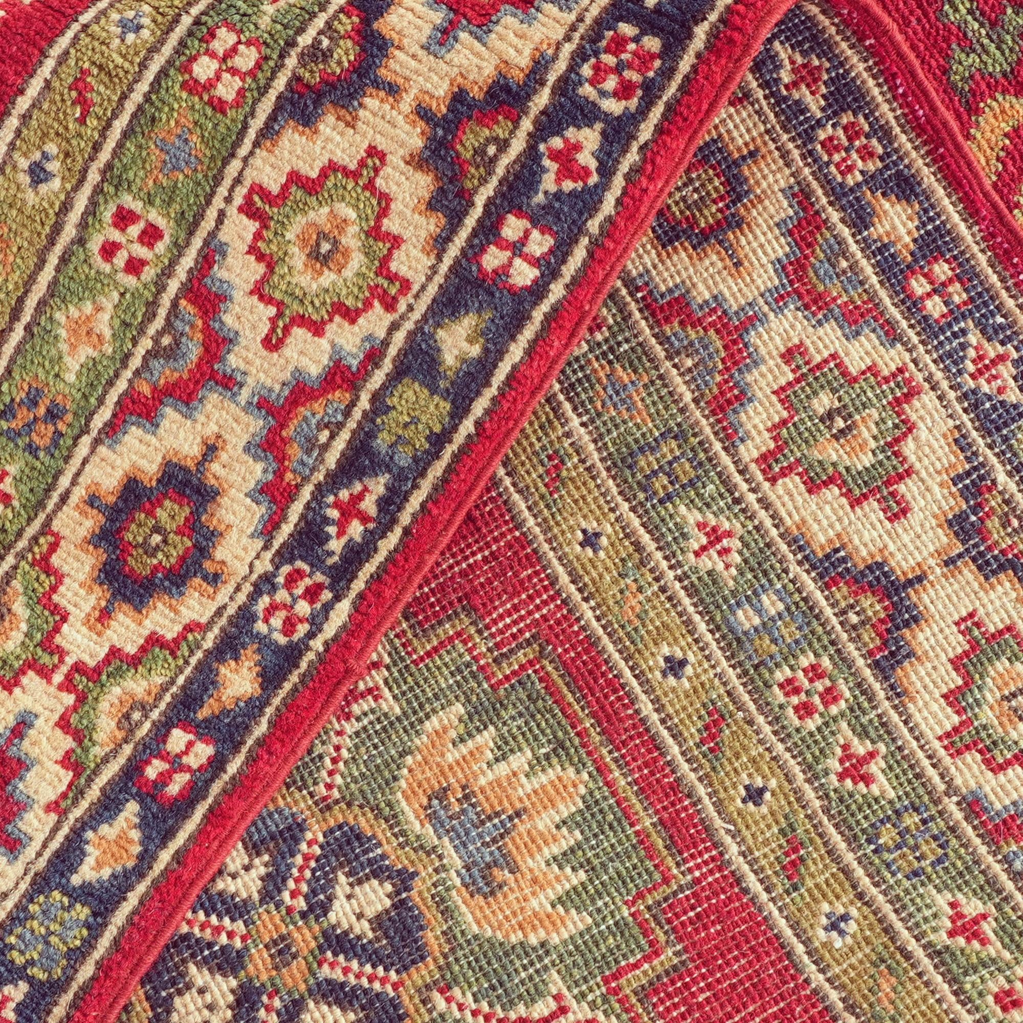150cm x 225cm anudado a mano Kazak Alfombra