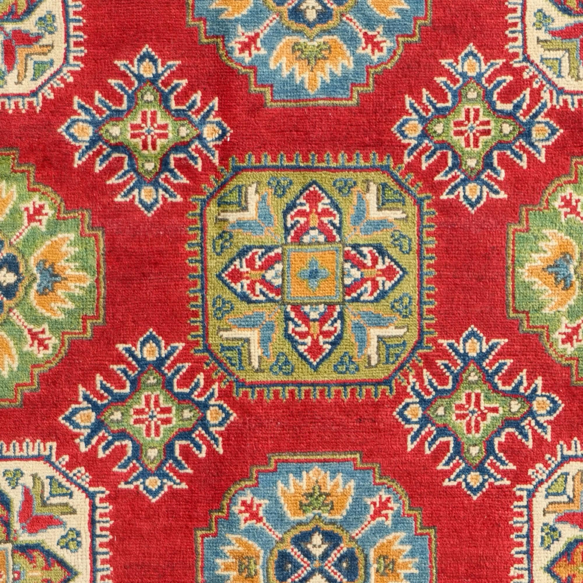 150cm x 225cm anudado a mano Kazak Alfombra