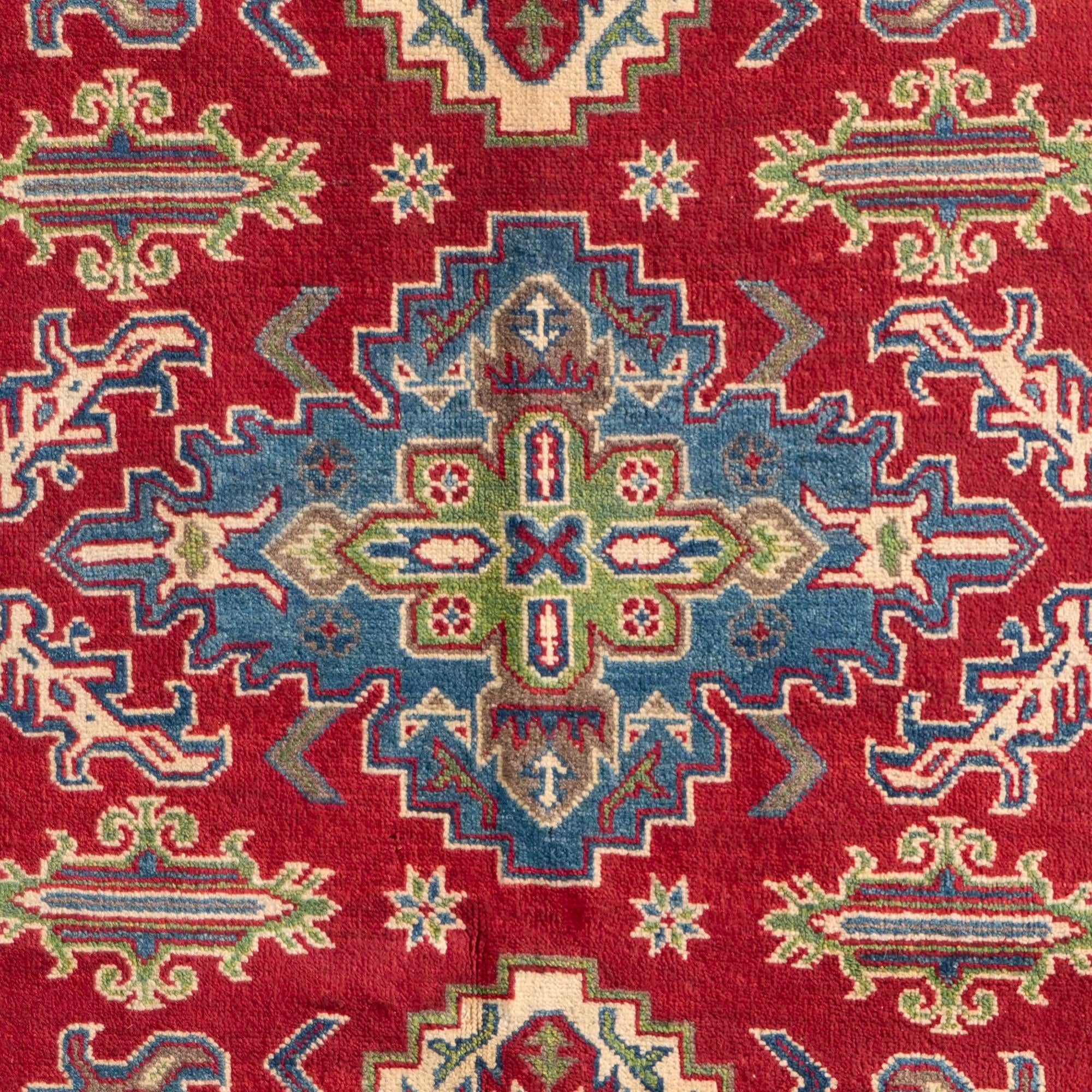 150cm x 215cm Hand Knotted Kazak Rug