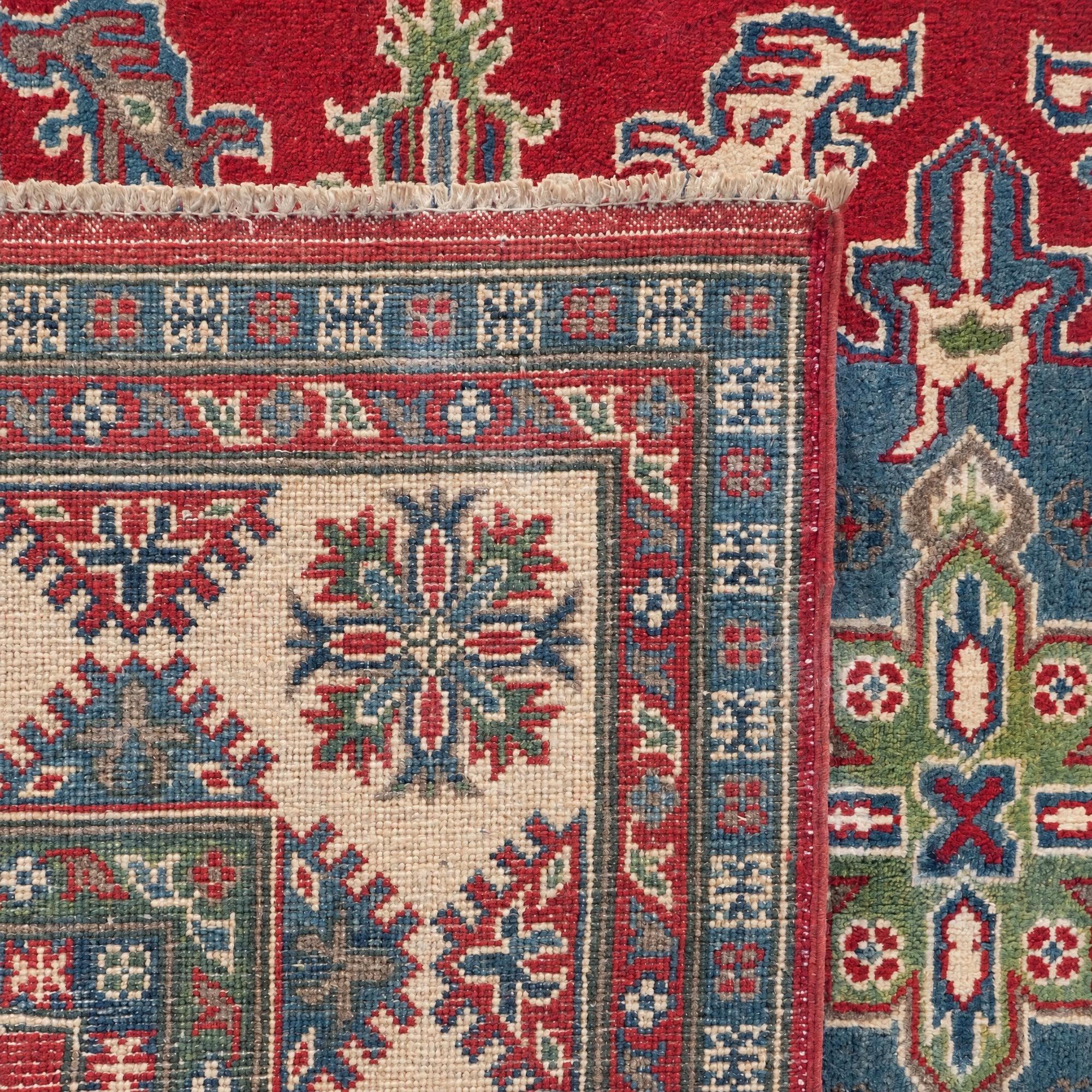150cm x 215cm Hand Knotted Kazak Rug