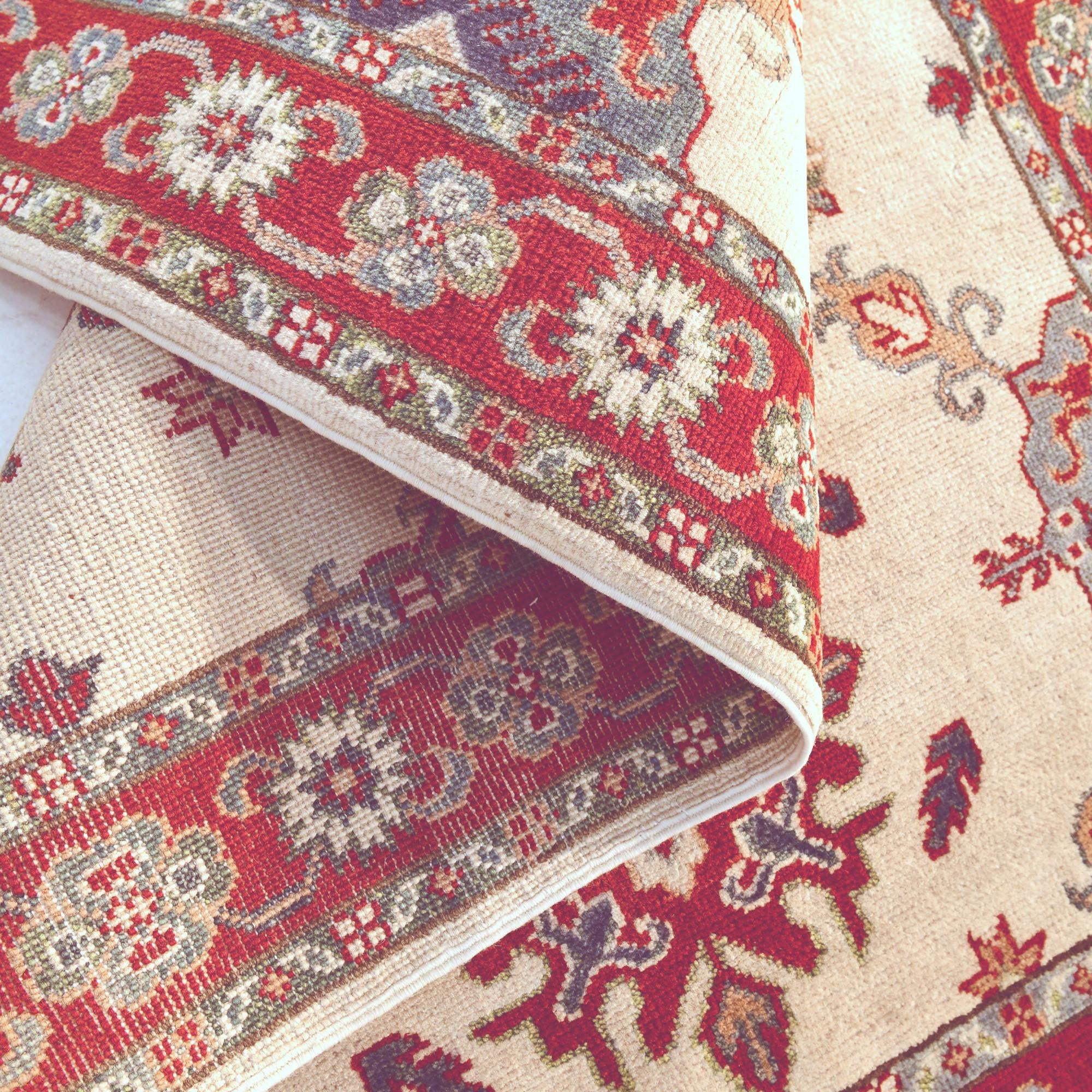 3' 3 x 5' Hand Knotted Kazak Rug