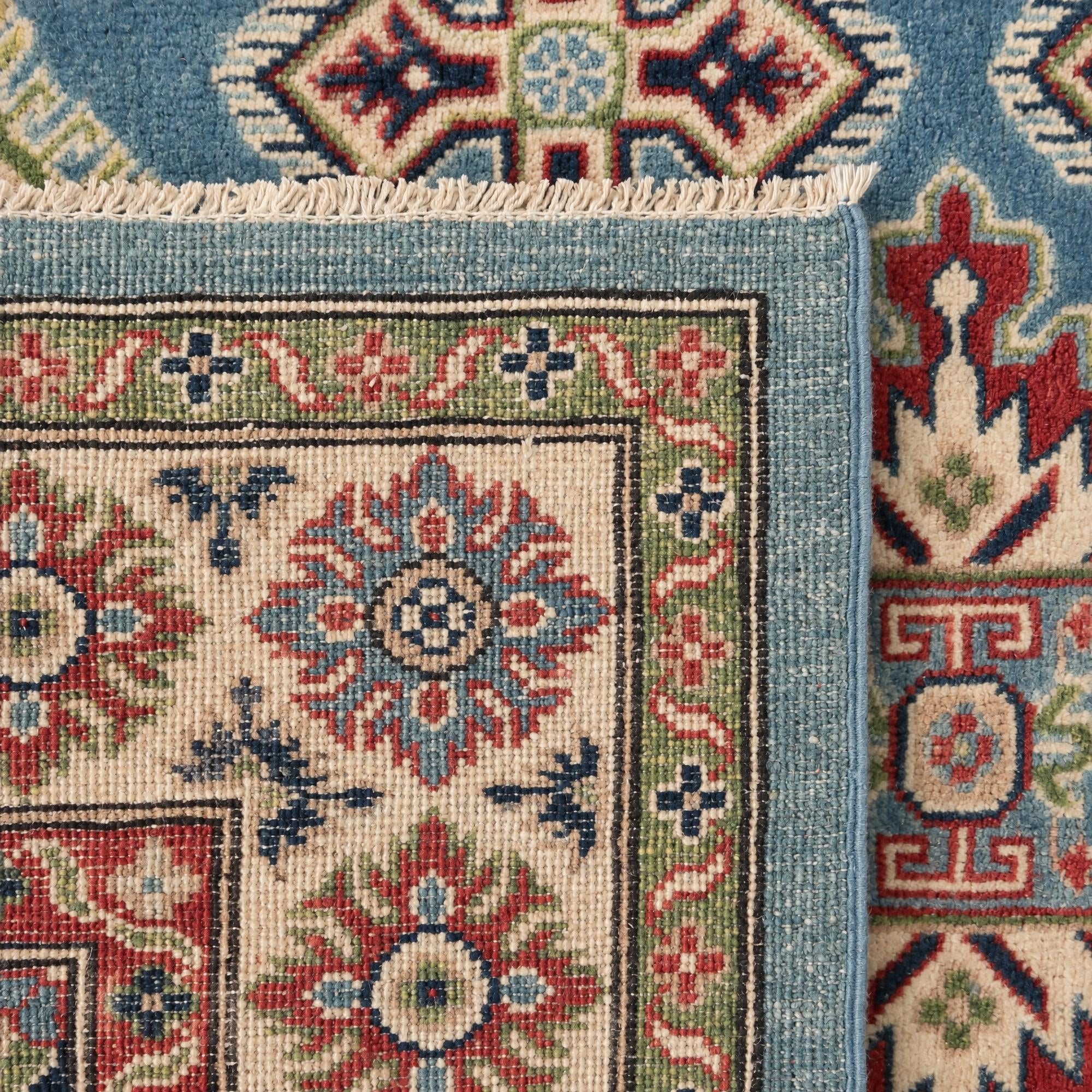 155cm x 205cm Hand Knotted Kazak Rug