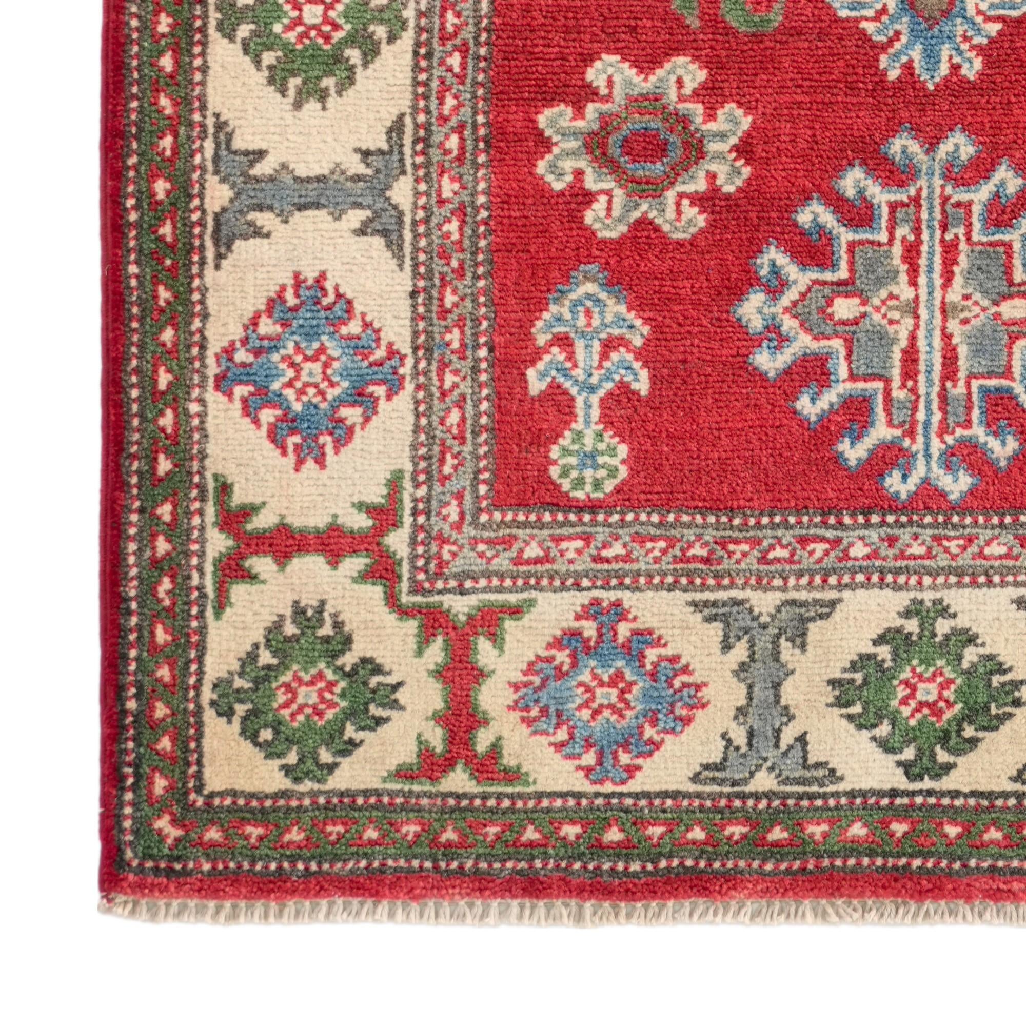 2' 9 x 4' 2 Hand Knotted Kazak Rug