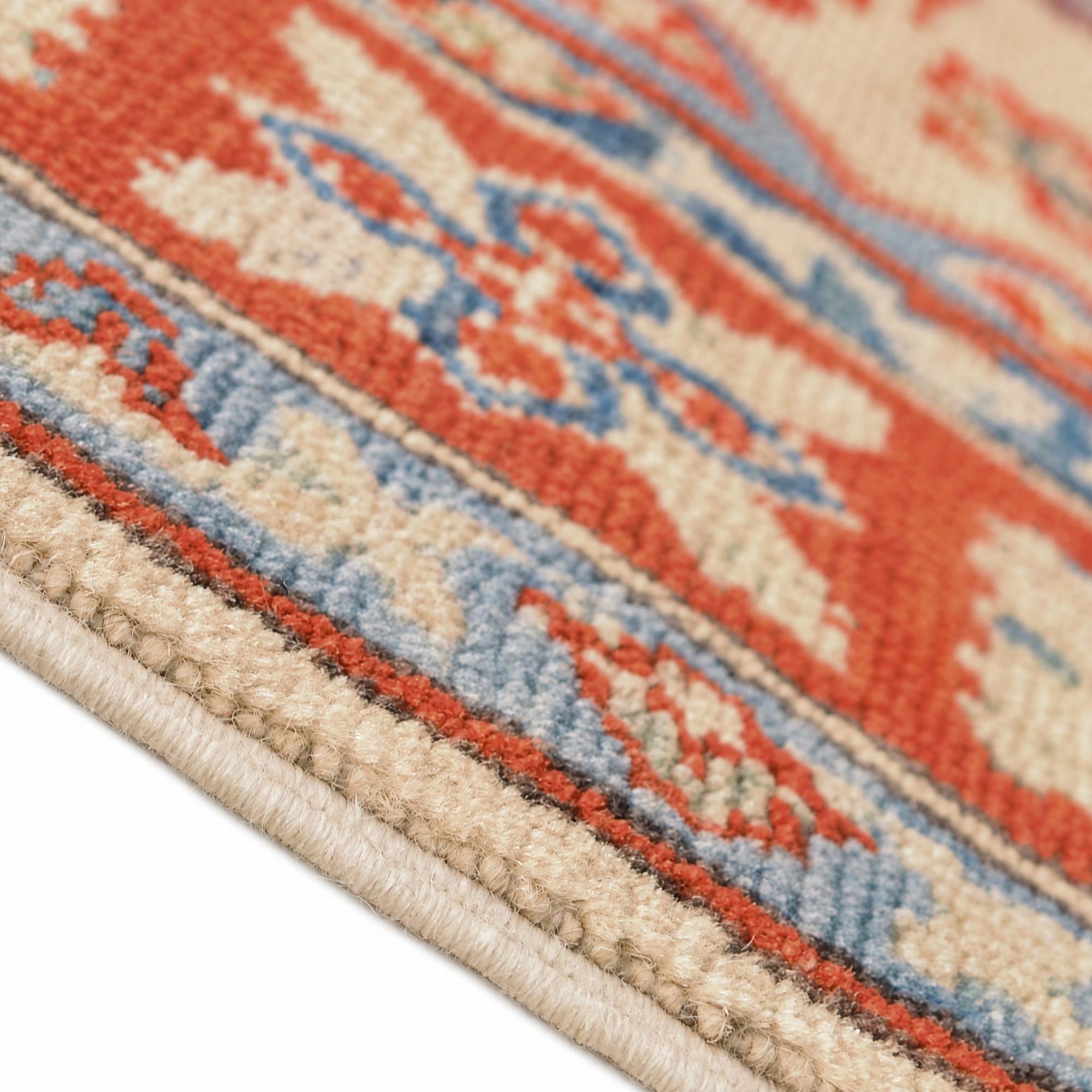 80cm x 125cm anudado a mano Kazak Alfombra