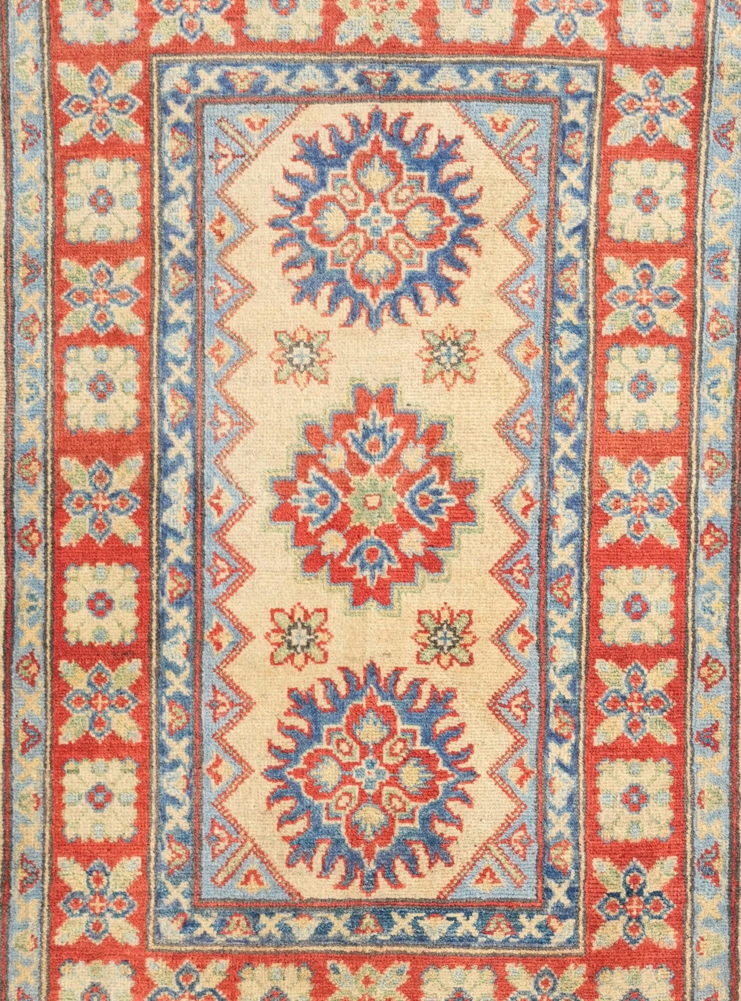 2' 7 x 4' 1 Hand Knotted Kazak Rug