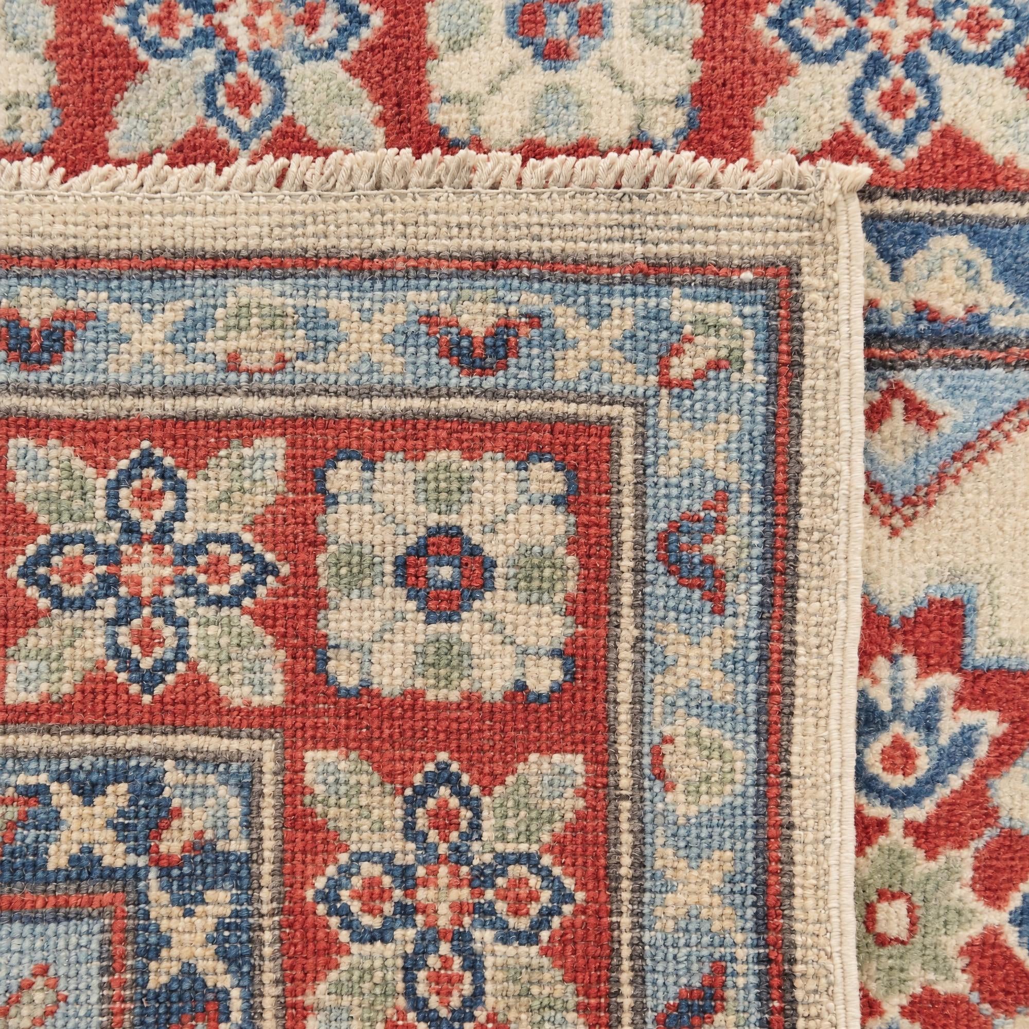 80cm x 125cm anudado a mano Kazak Alfombra