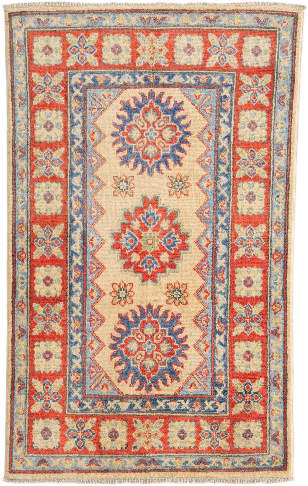 2' 7 x 4' 1 Hand Knotted Kazak Rug