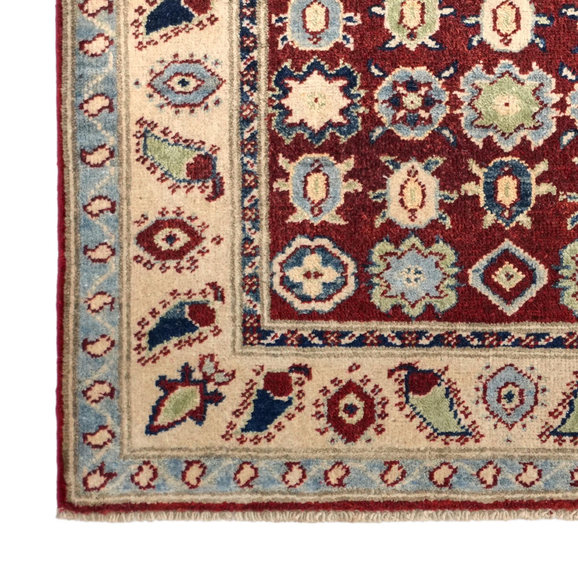 85cm x 110cm Handgeknüpft Kazak Teppich