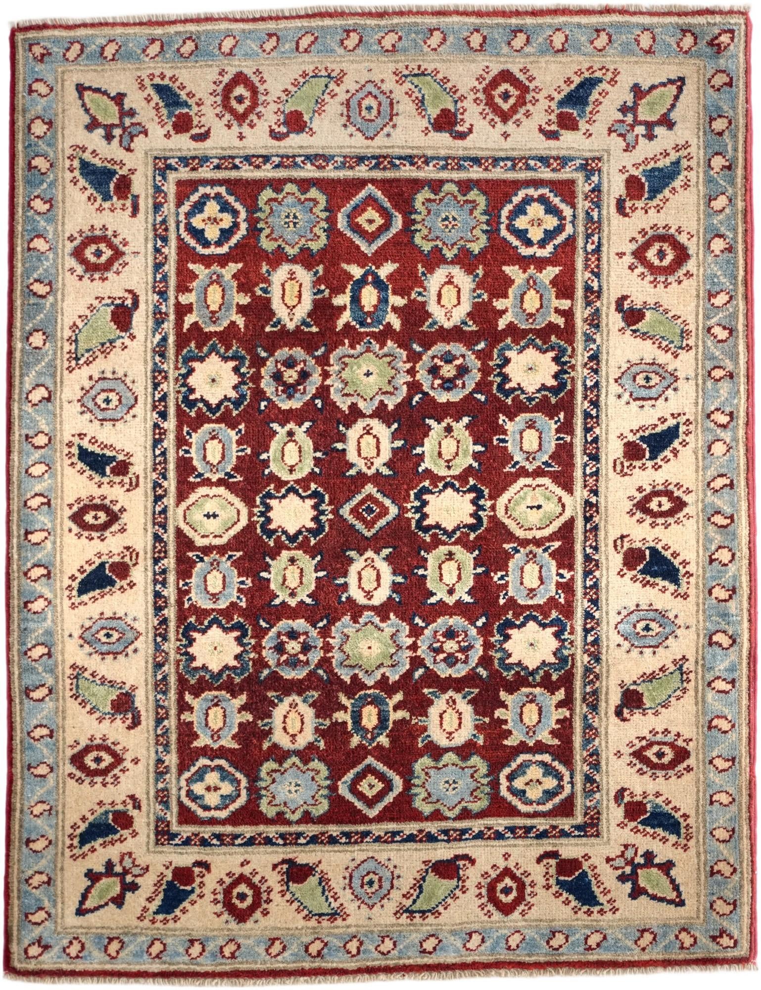 2' 10 x 3' 8 Hand Knotted Kazak Rug