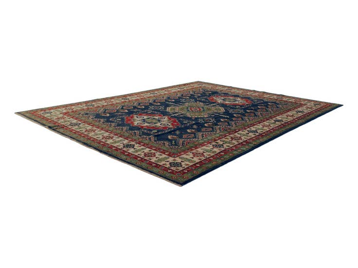 Detail image of 8' x 10' 3 Hand Knotted Kazak Rug