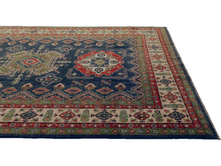 Detail image of 8' x 10' 3 Hand Knotted Kazak Rug