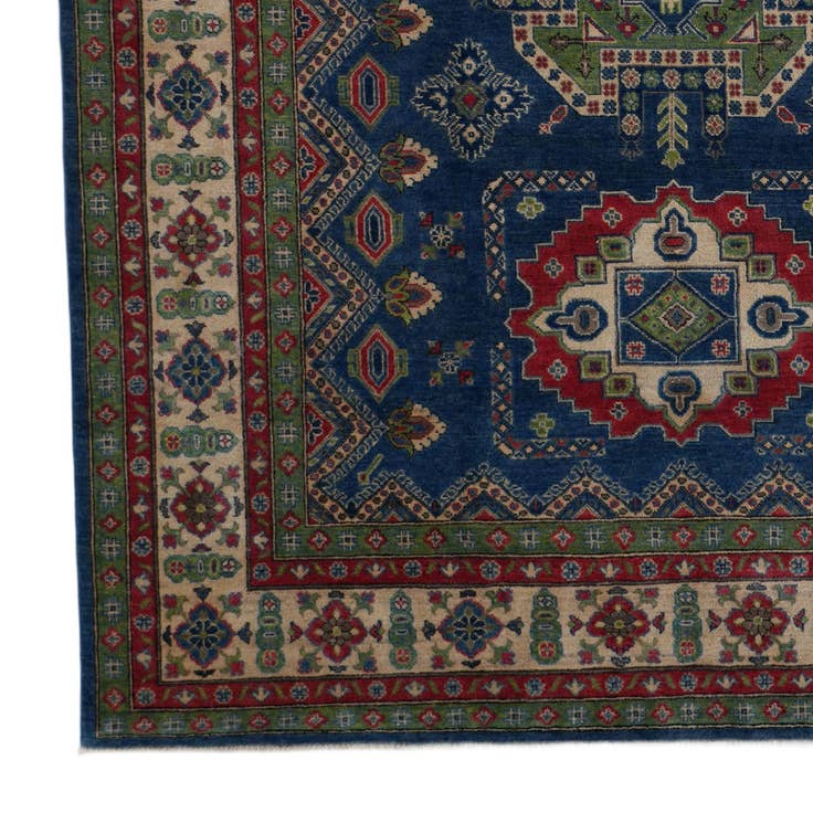 Detail image of 8' x 10' 3 Hand Knotted Kazak Rug