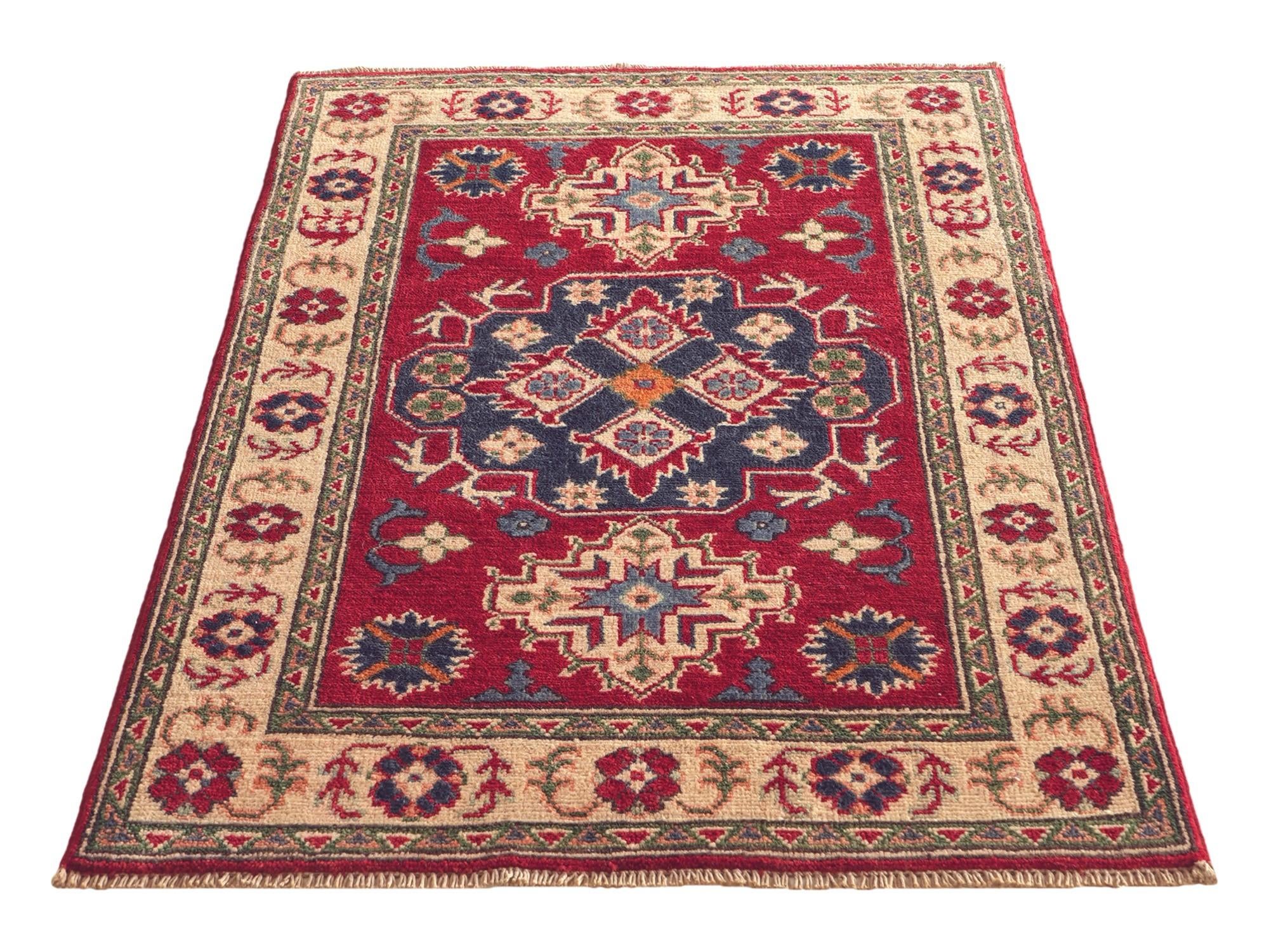 80cm x 130cm Hand Knotted Kazak Rug
