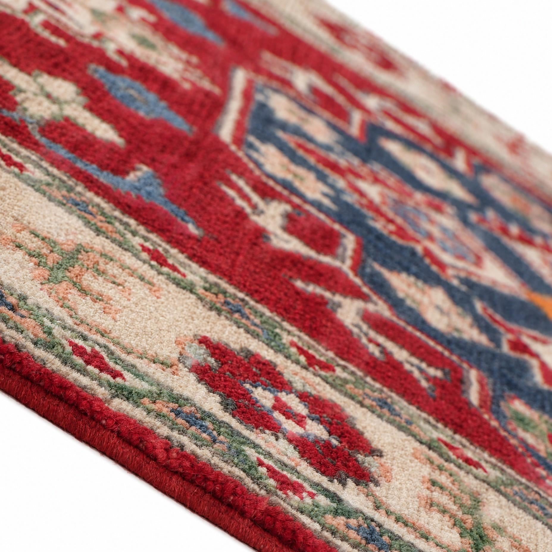 80cm x 130cm Hand Knotted Kazak Rug