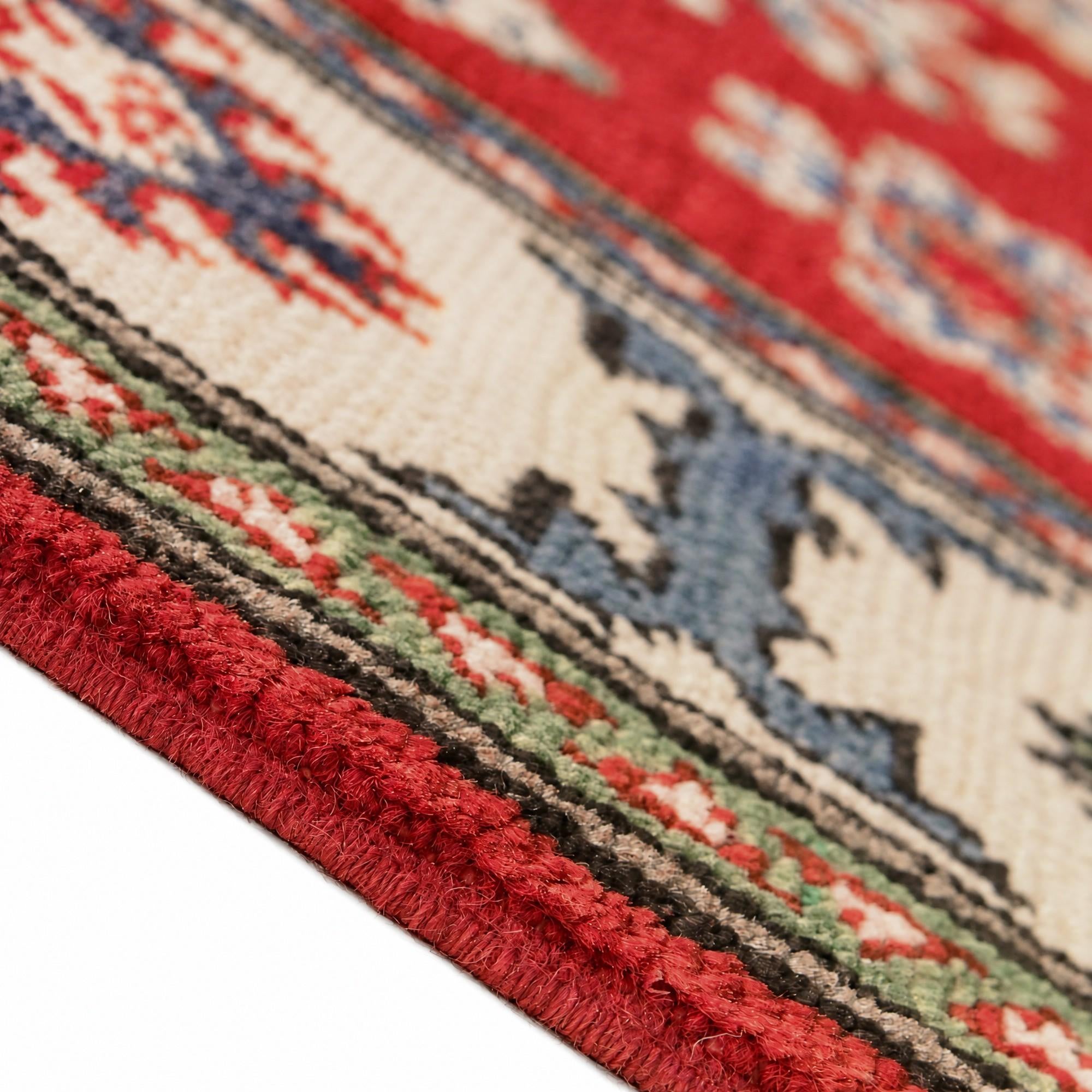 85cm x 130cm Hand Knotted Kazak Rug