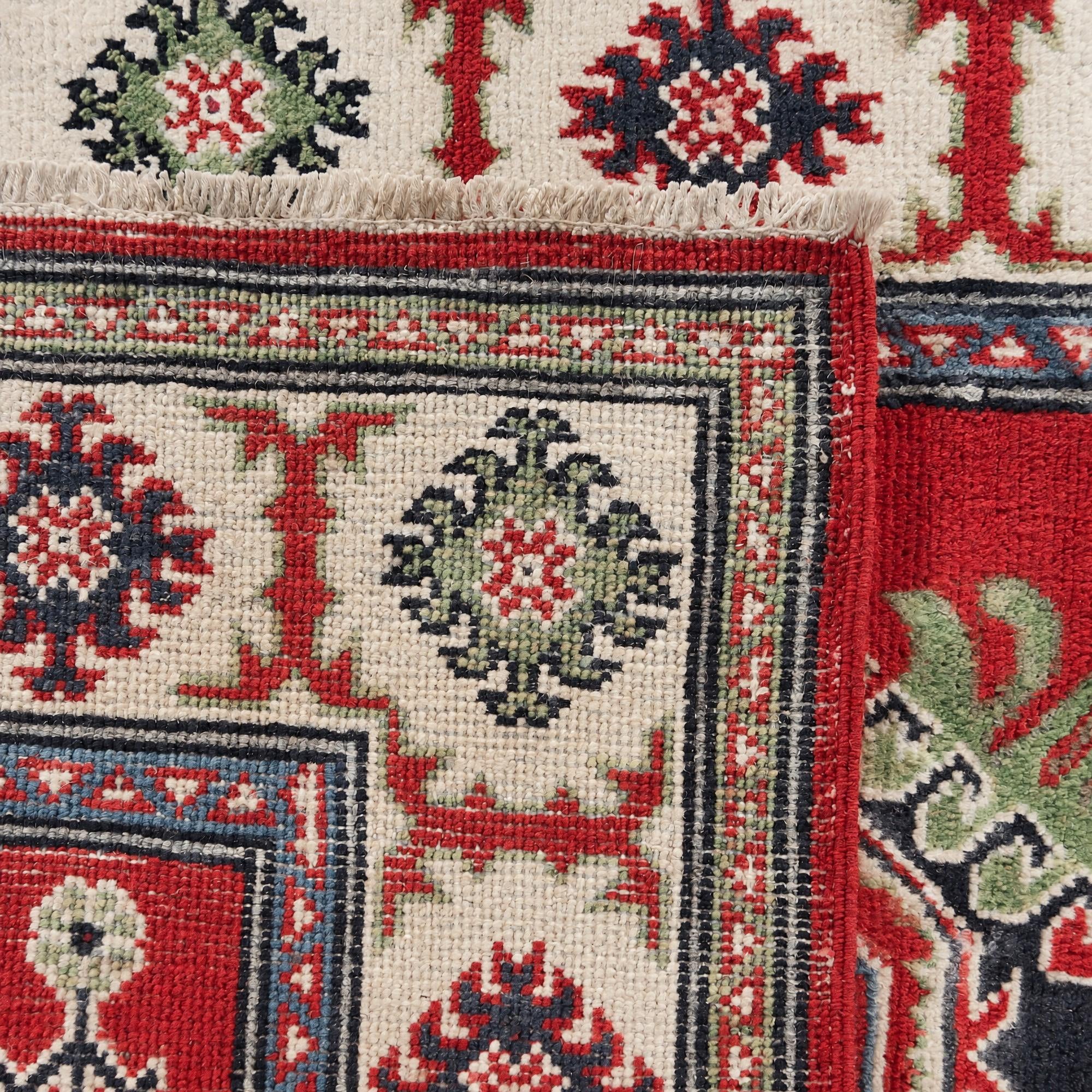 85cm x 130cm Hand Knotted Kazak Rug