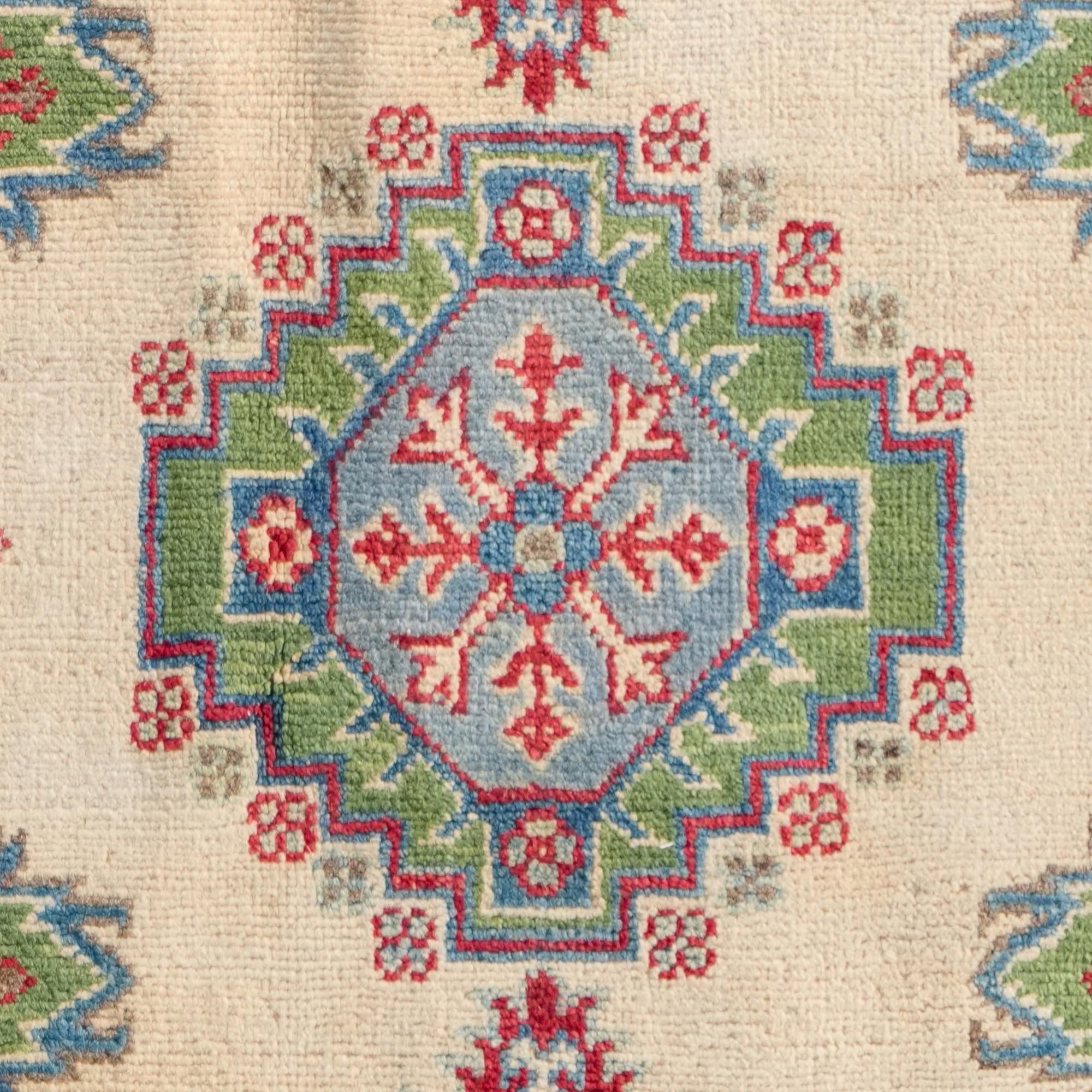 Detail image 10 of 10: 3' 10 x 6' 2 Hand Knotted Kazak Rug