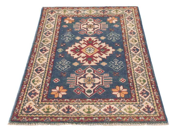 2' 7 x 4' Hand Knotted Kazak Rug