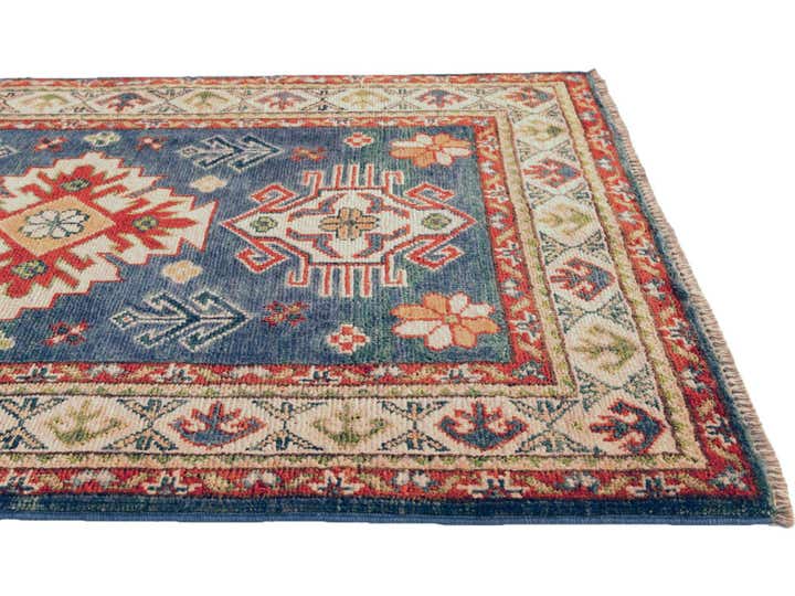 2' 7 x 4' Hand Knotted Kazak Rug
