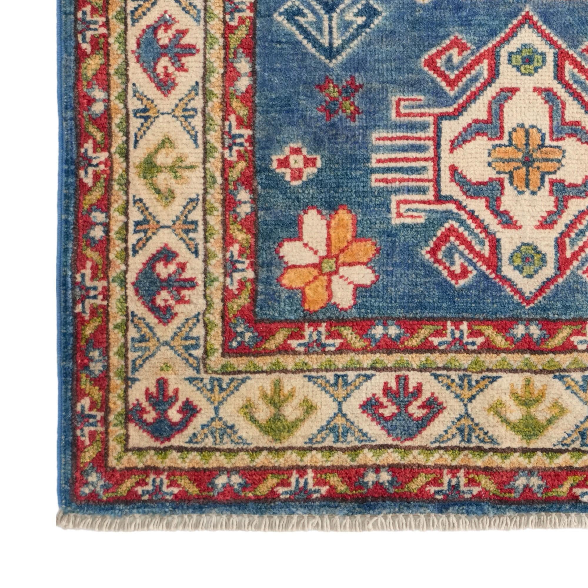 80cm x 125cm Hand Knotted Kazak Rug