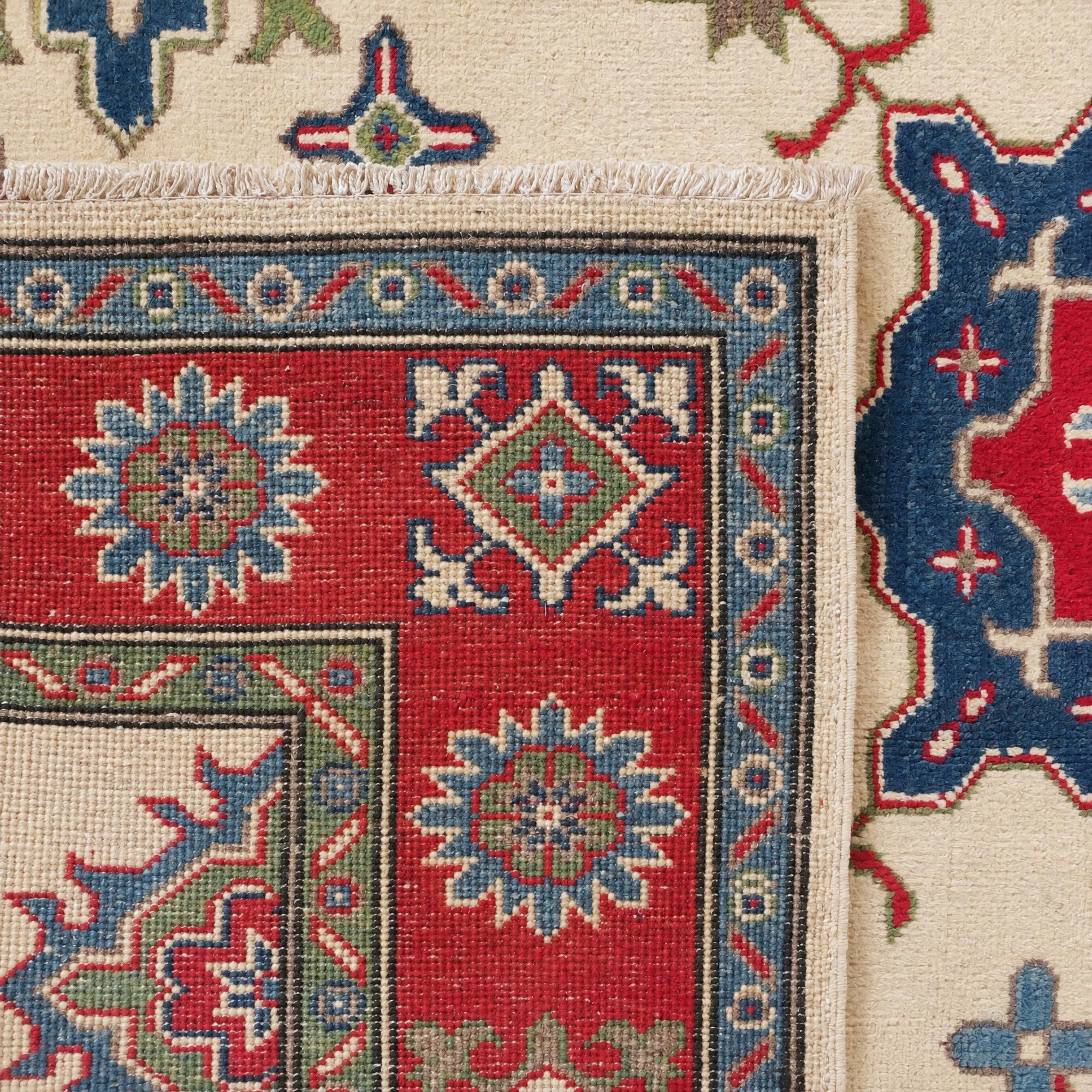 Detail image 12 of 12: 5' 1 x 7' Hand Knotted Kazak Rug