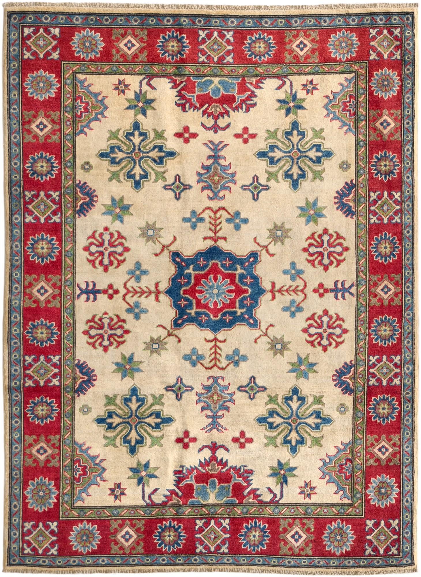 Detail image 2 of 12: 5' 1 x 7' Hand Knotted Kazak Rug