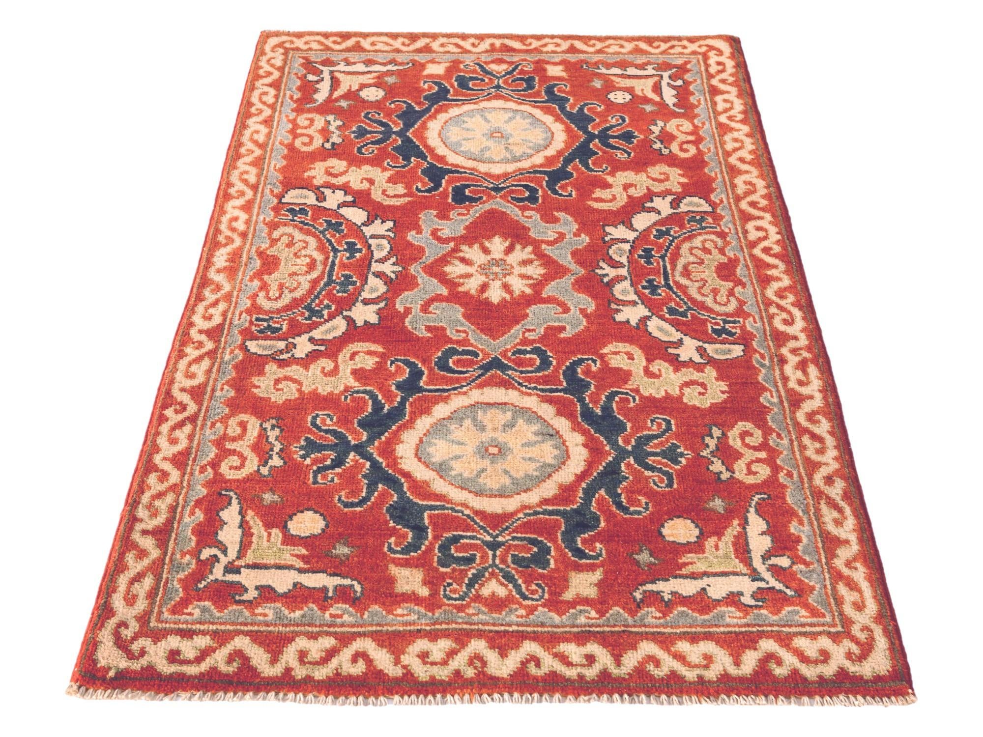2' 8 x 4' 2 Hand Knotted Kazak Rug
