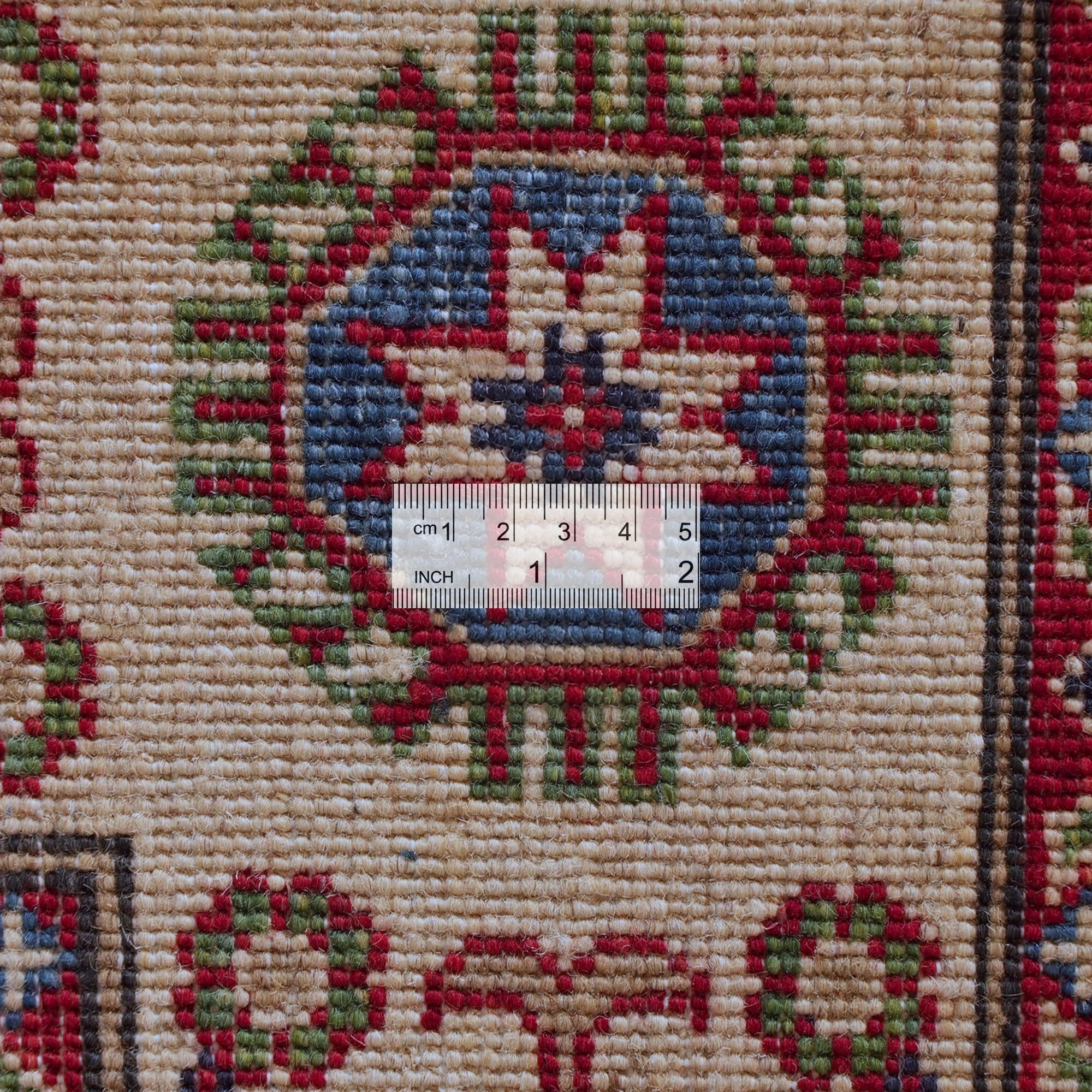 Detail image 9 of 10: 3' 11 x 5' 10 Hand Knotted Kazak Rug