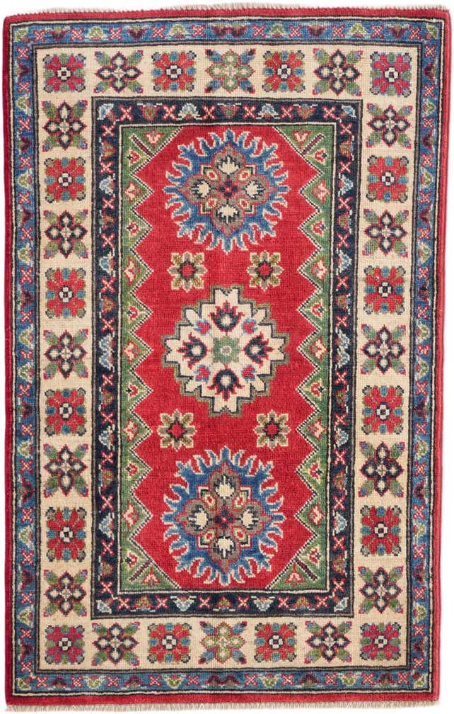 2' 7 x 4' 2 Hand Knotted Kazak Rug