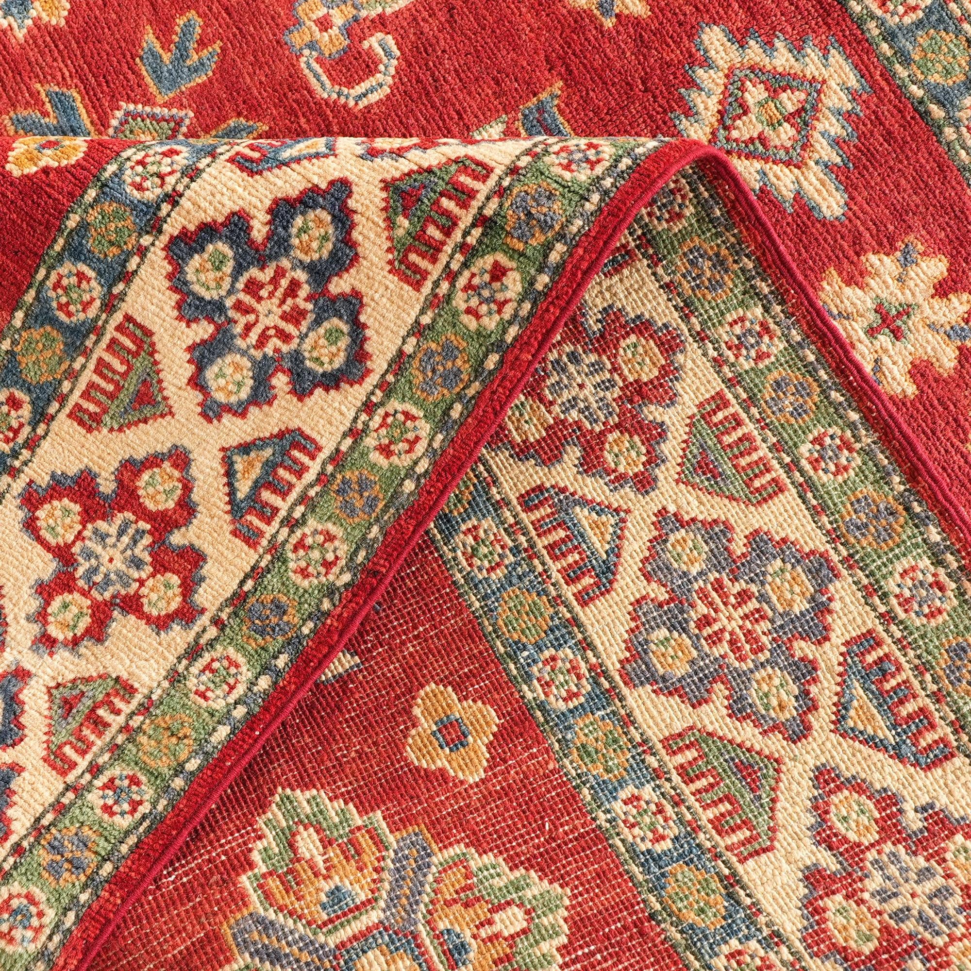 Detail image 8 of 10: 4' 10 x 6' 10 Hand Knotted Kazak Rug