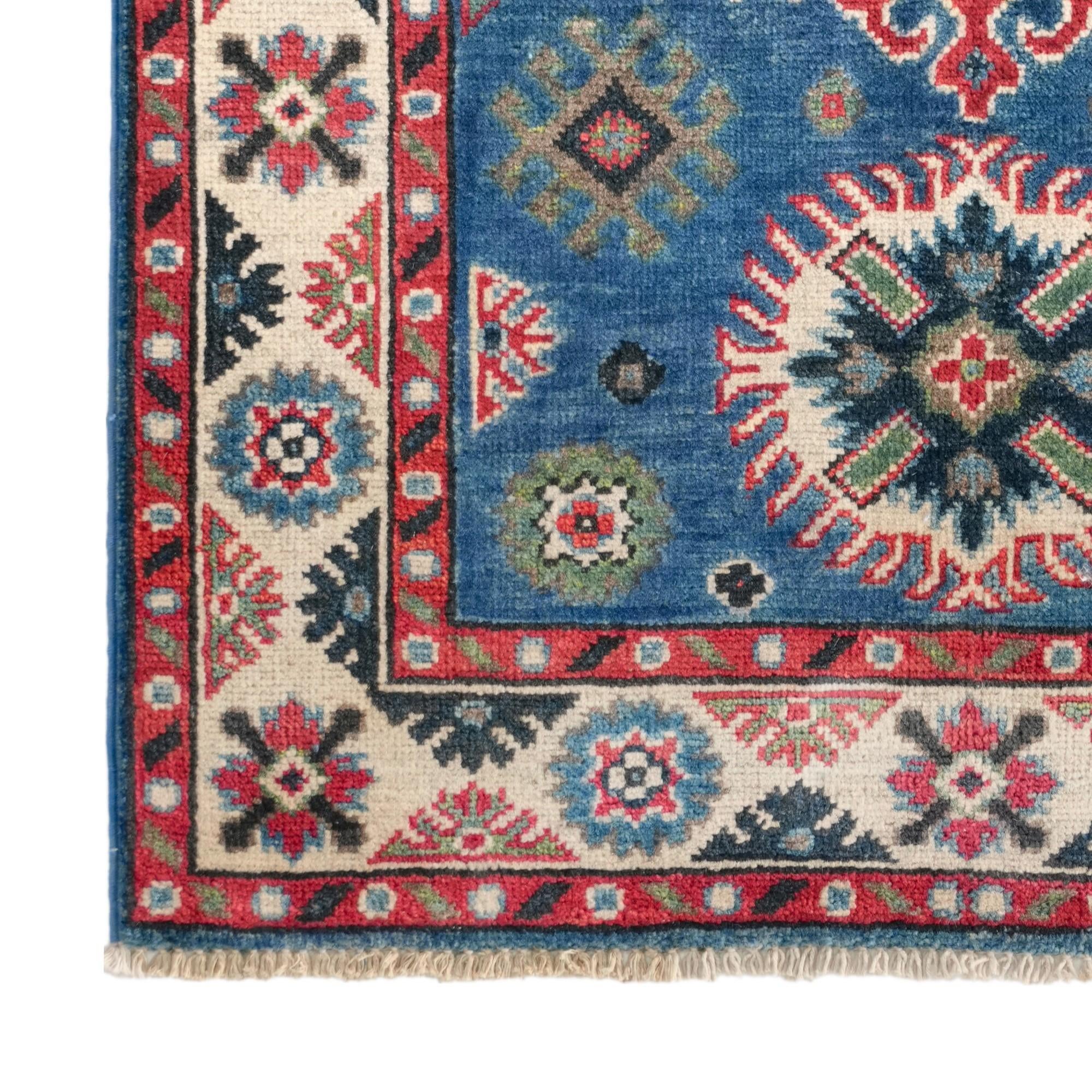 2' 8 x 3' 10 Hand Knotted Kazak Rug