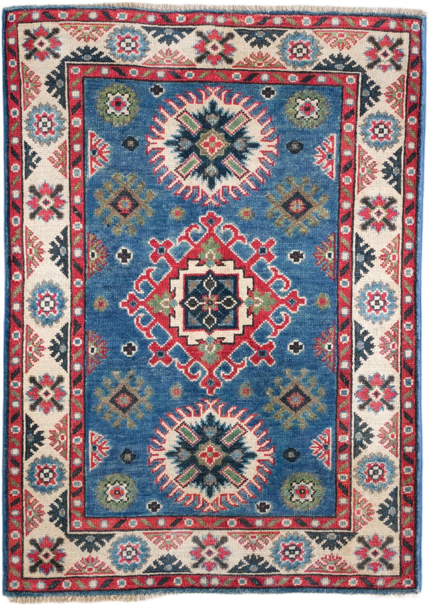 2' 8 x 3' 10 Hand Knotted Kazak Rug