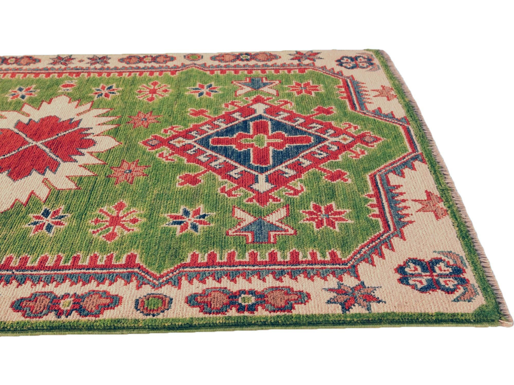 85cm x 125cm Hand Knotted Kazak Rug