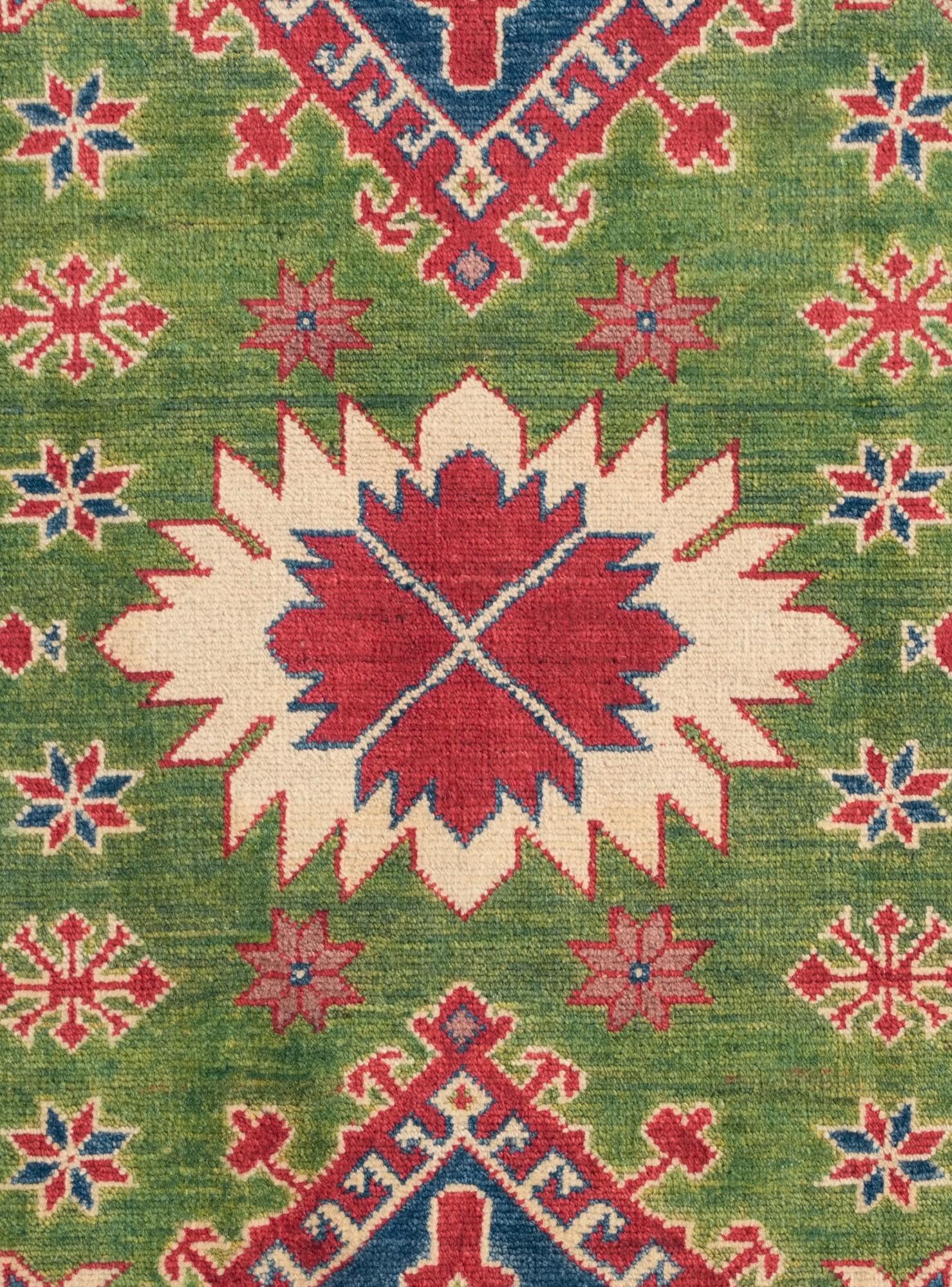 2' 9 x 4' 2 Hand Knotted Kazak Rug
