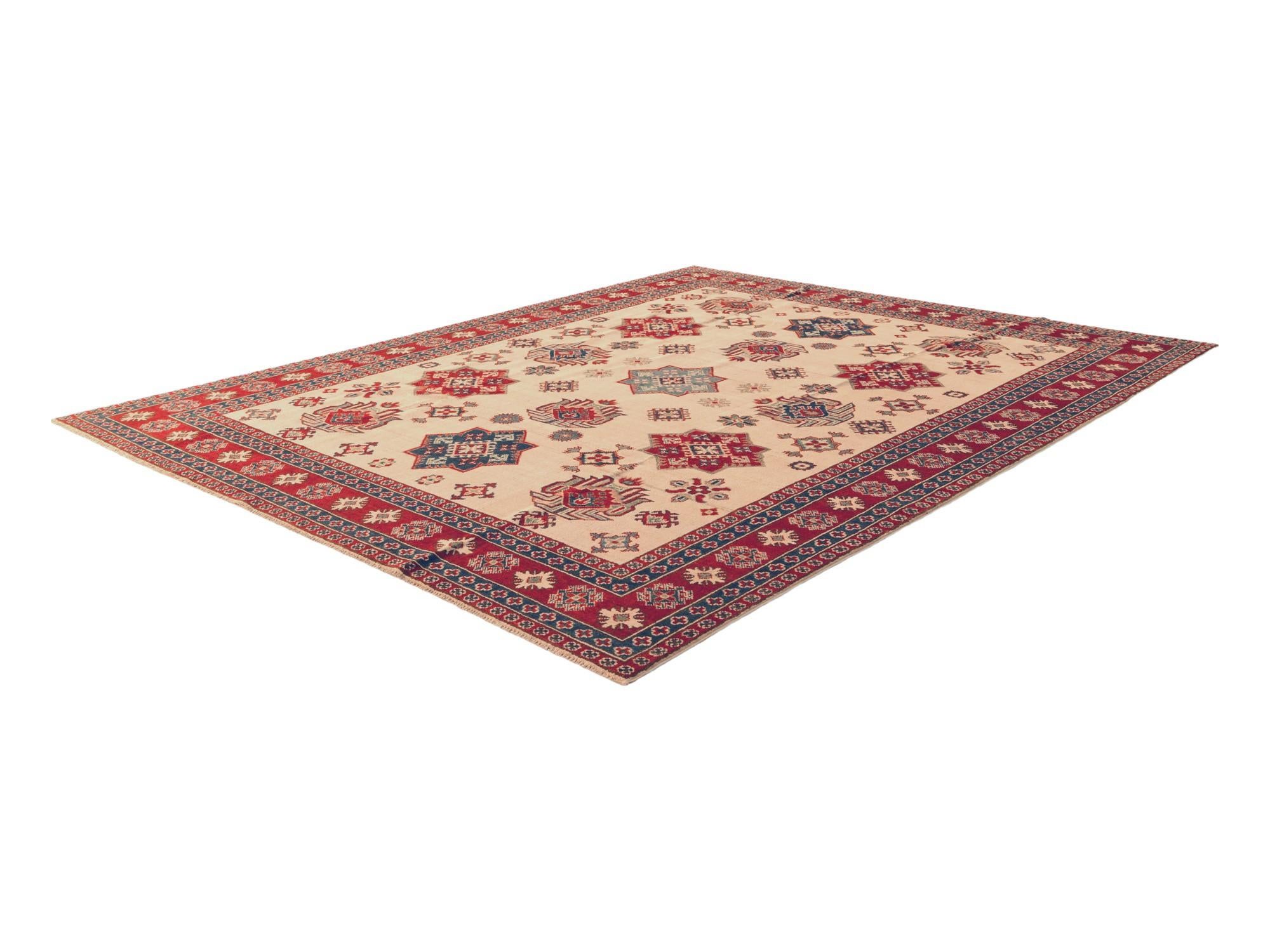 8' 1 x 9' 8 Hand Knotted Kazak Rug