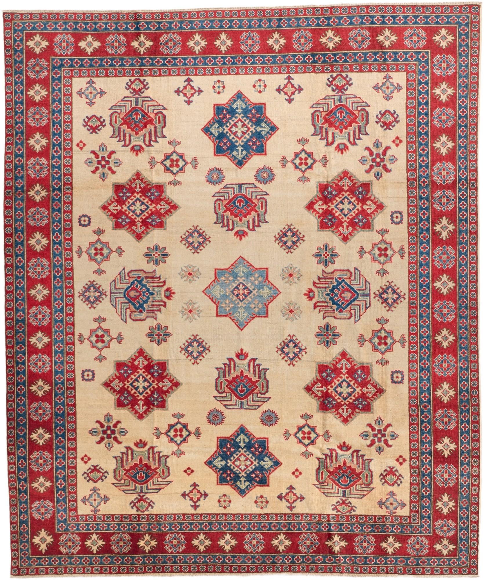 8' 1 x 9' 8 Hand Knotted Kazak Rug