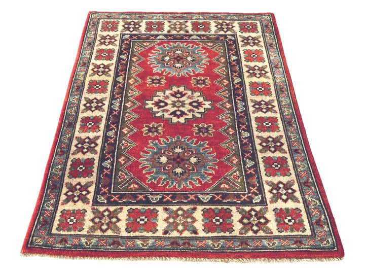 2' 8 x 4' Hand Knotted Kazak Rug
