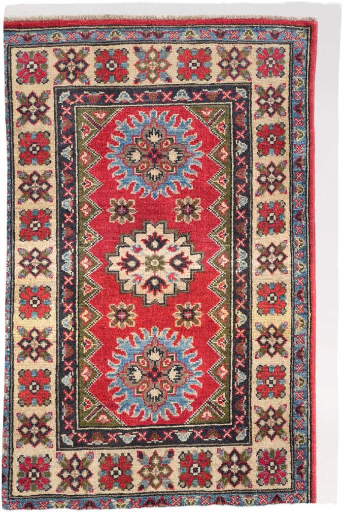 2' 8 x 4' Hand Knotted Kazak Rug