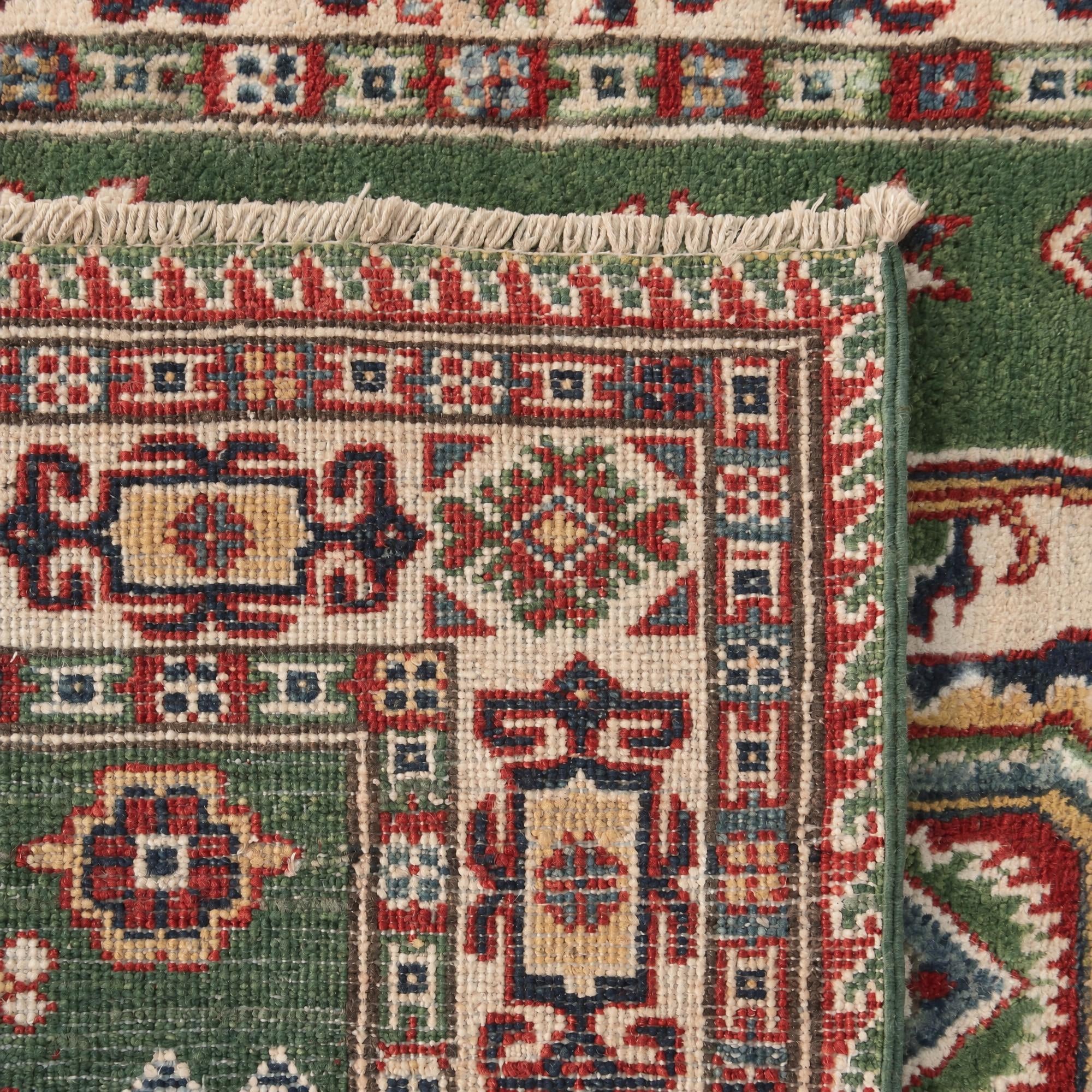 100cm x 150cm Handgeknüpft Kazak Teppich