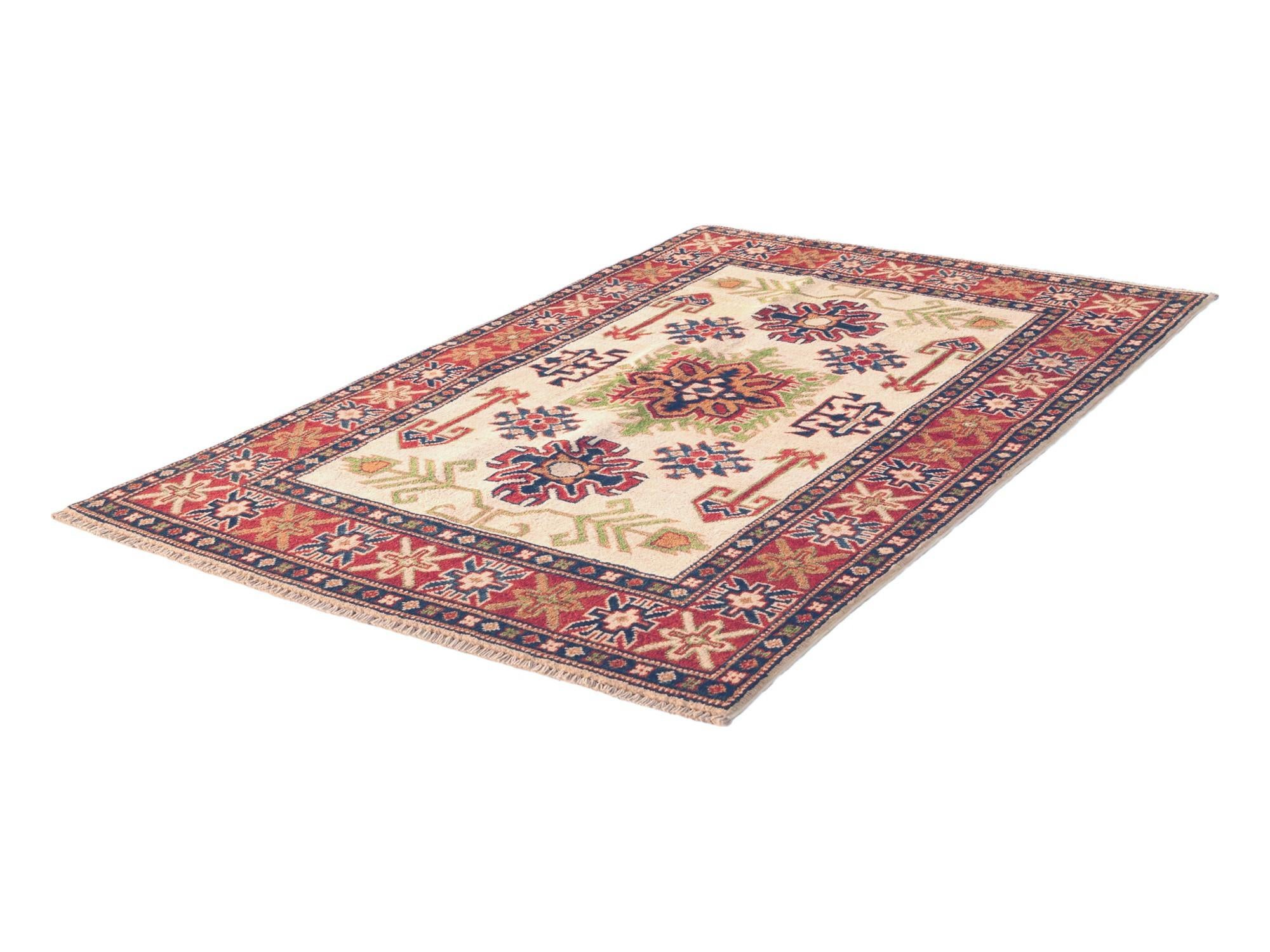 3' 5 x 5' 2 Hand Knotted Kazak Rug
