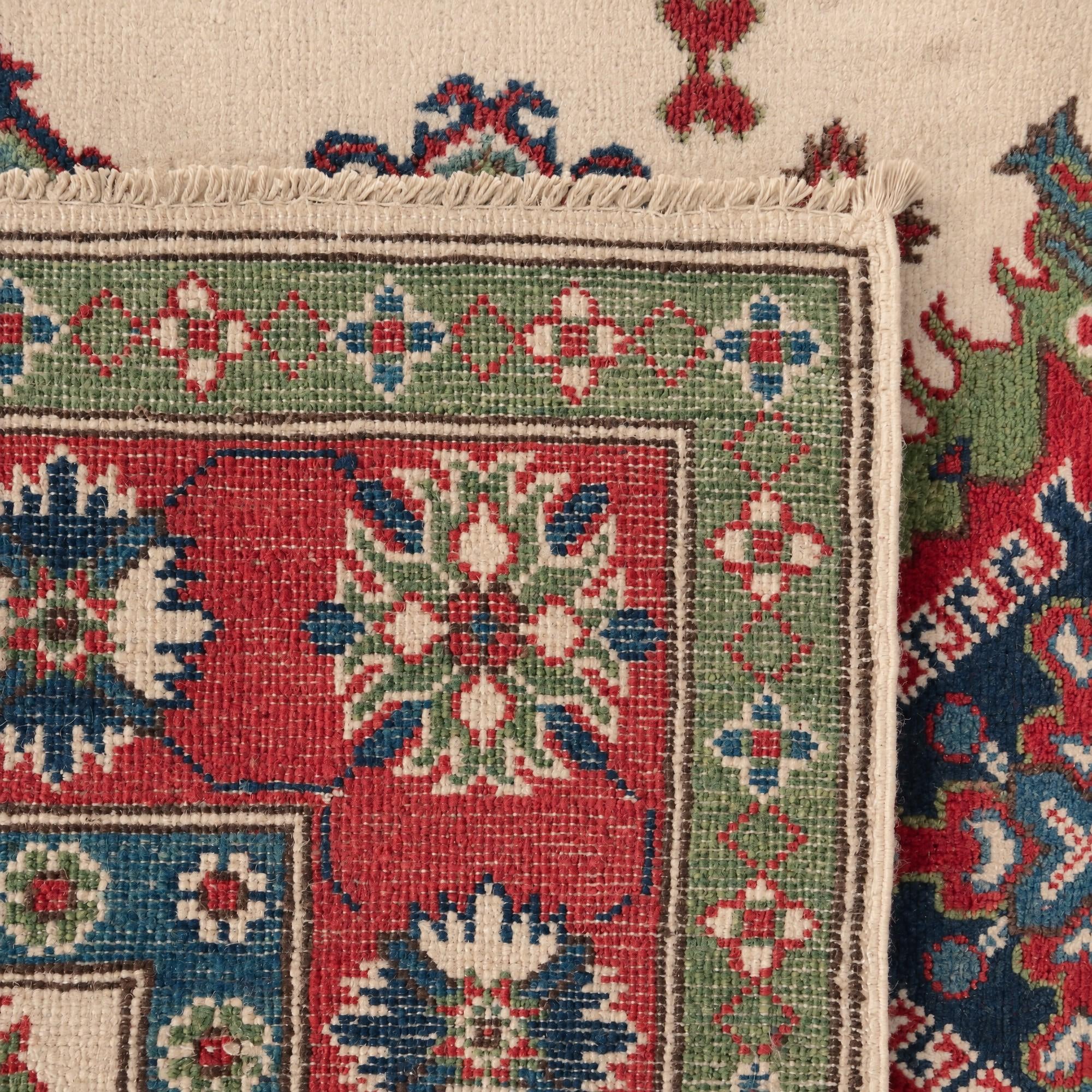 115cm x 175cm Handgeknüpft Kazak Teppich