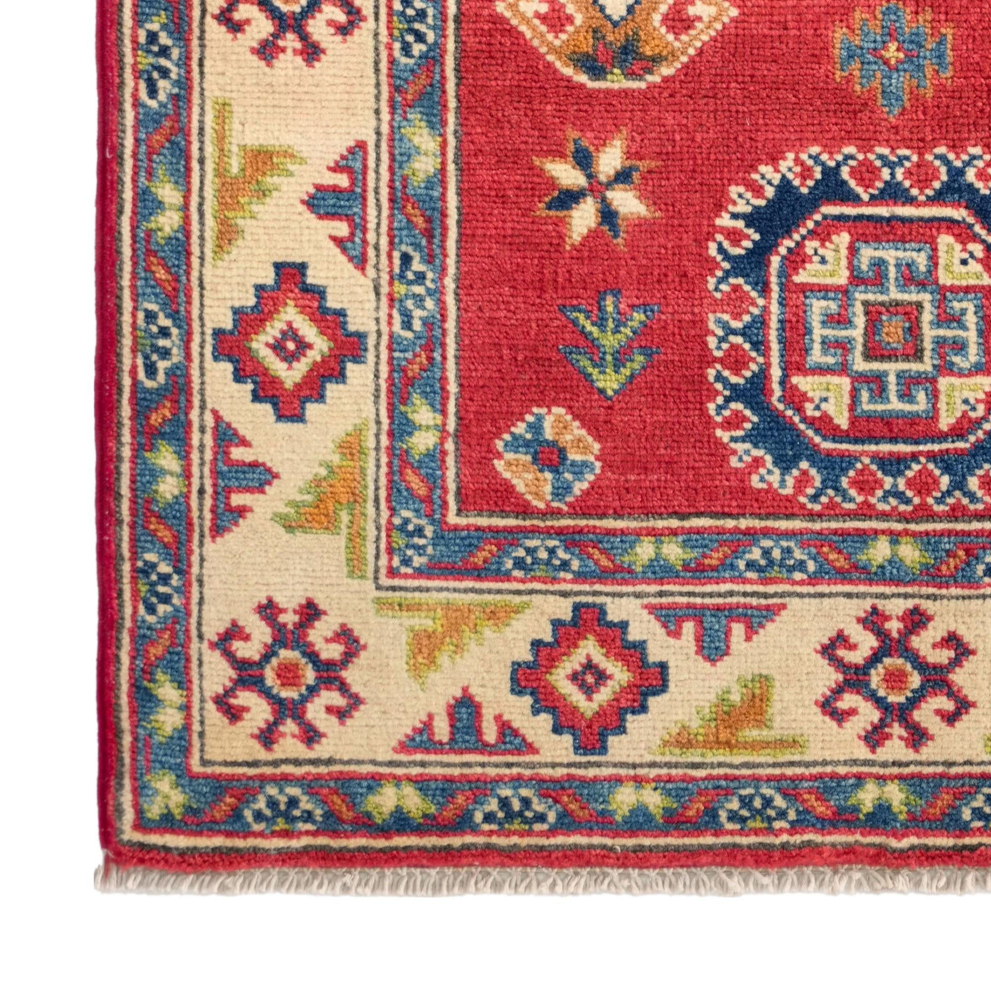 2' 8 x 4' 3 Hand Knotted Kazak Rug